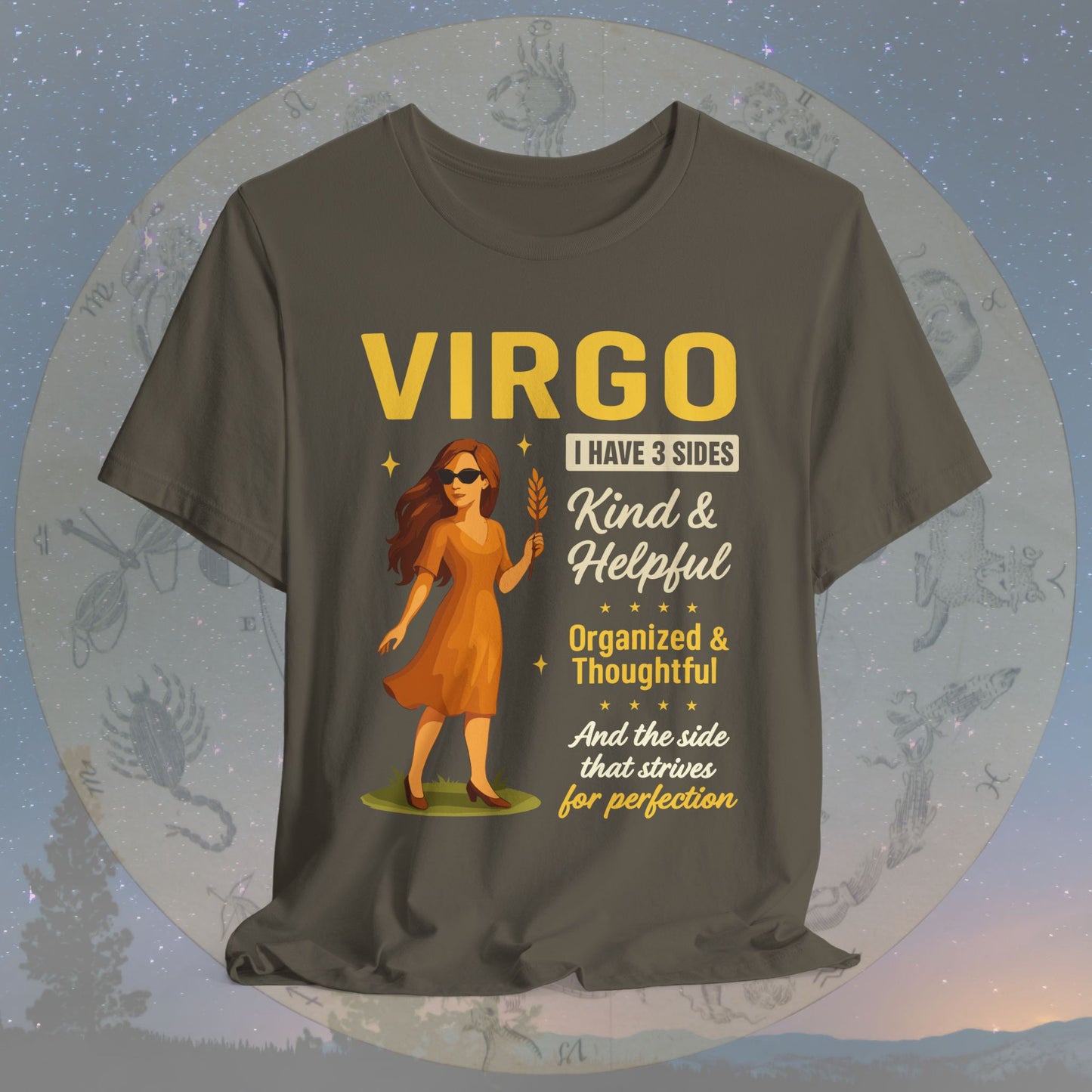 I Have 3 Sides – Perfection Seeker Virgo T-Shirt