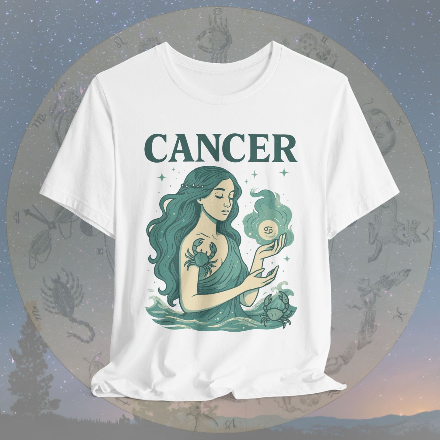 Calm Within the Waves Cancer T-Shirt