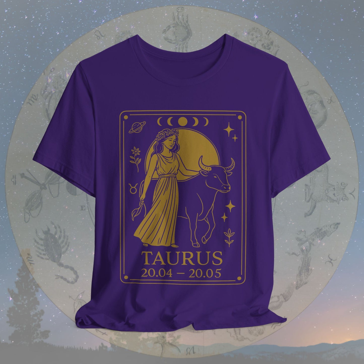 Mystic Earth Taurus Zodiac T-Shirt