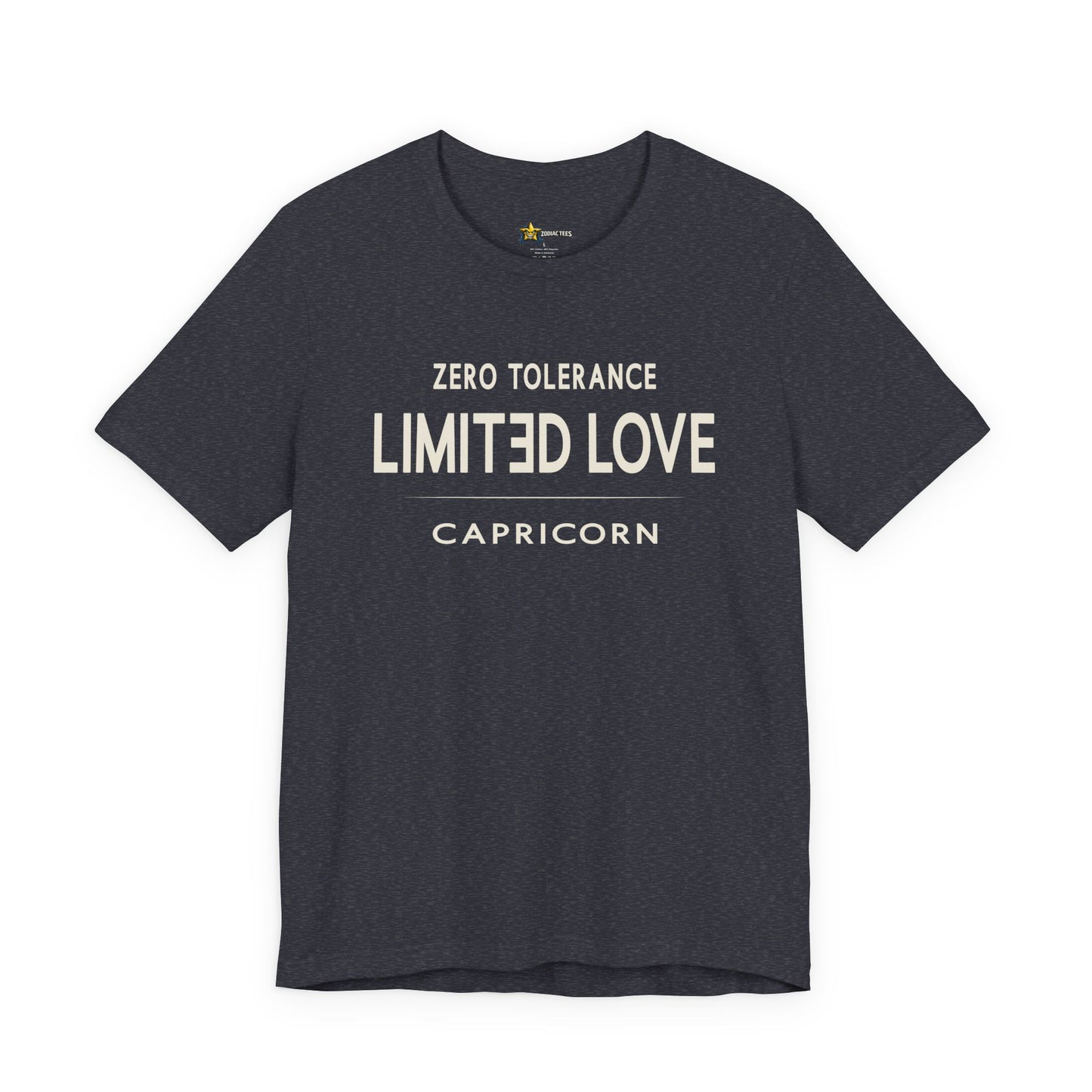 Capricorn Cold Attitude Zodiac Tee – Limited Love T-Shirt