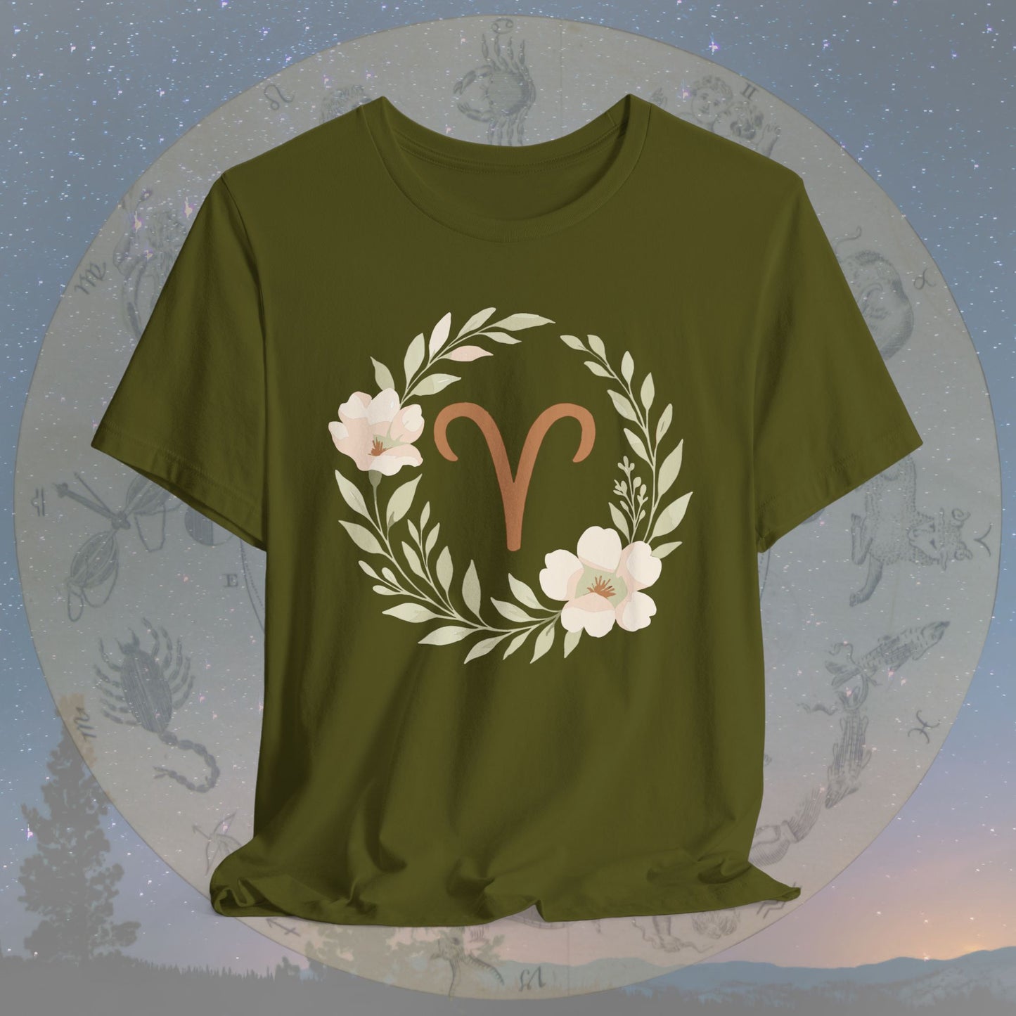 Bold Blooming Spirit Aries T-Shirt