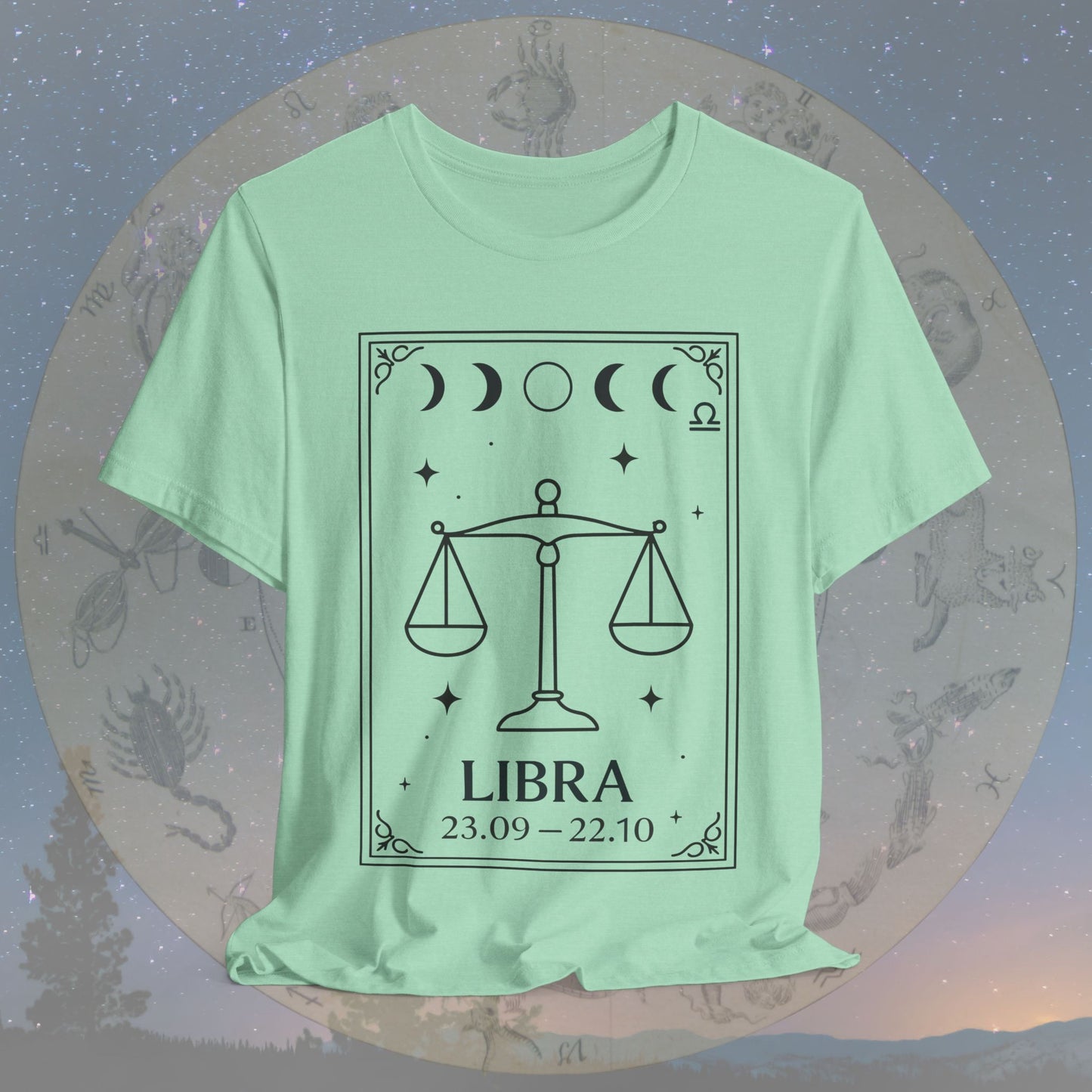 Minimalist Libra Zodiac T-Shirt