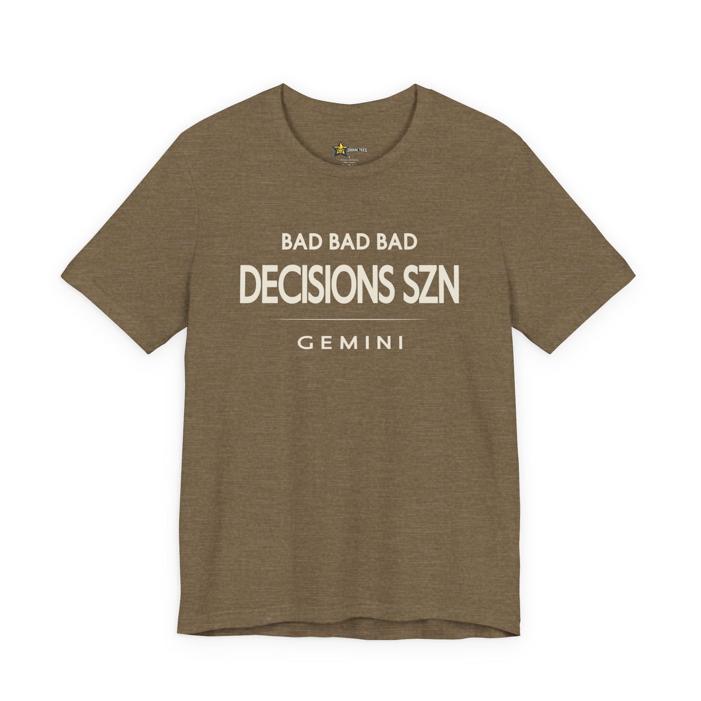 Gemini Bad Decisions SZN T-Shirt