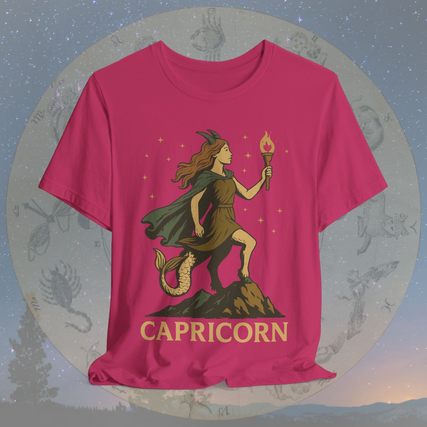 Determined Capricorn Mountain Spirit T-Shirt