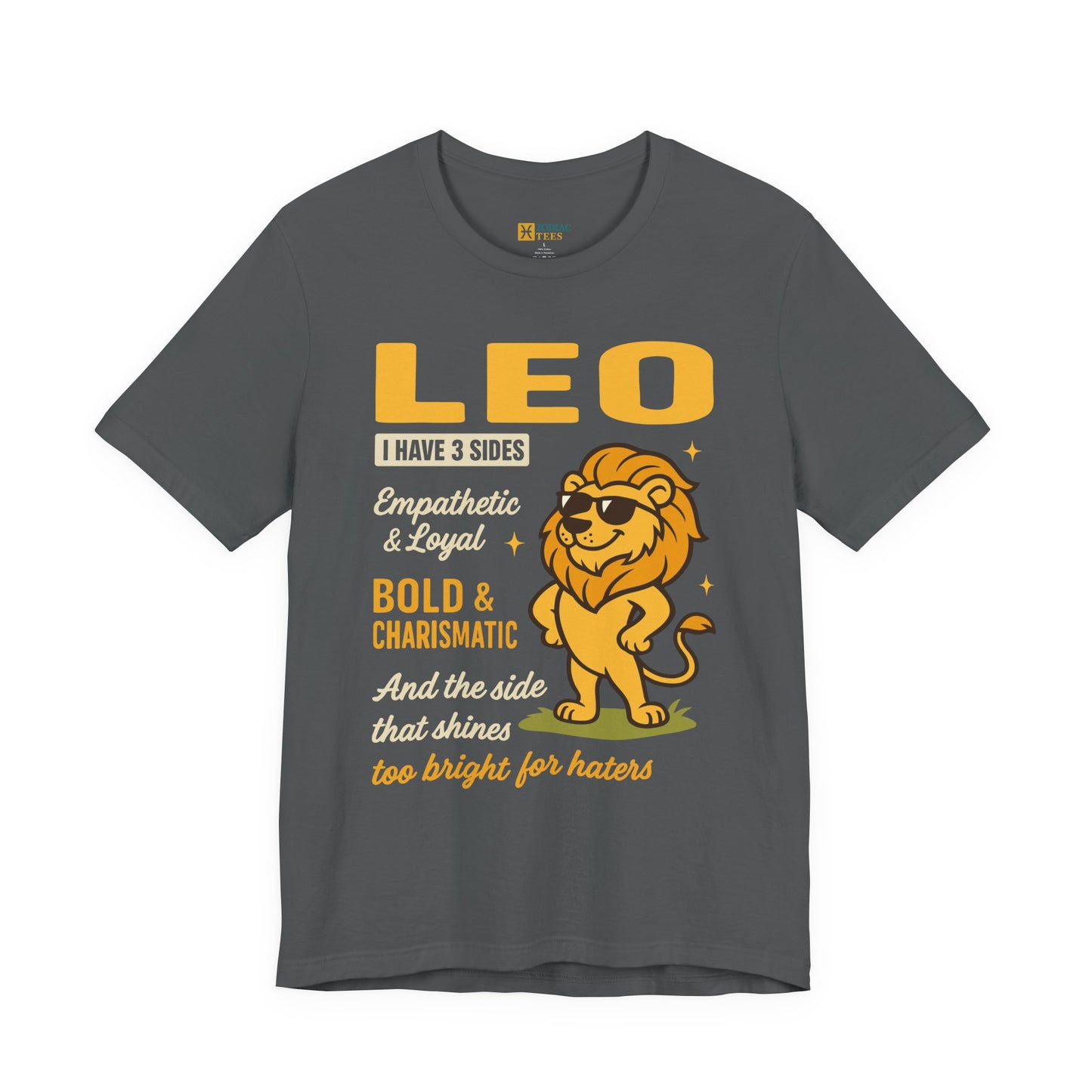 Leo Zodiac T-Shirt – Bold Astrology Graphic Tee for Leo Sign