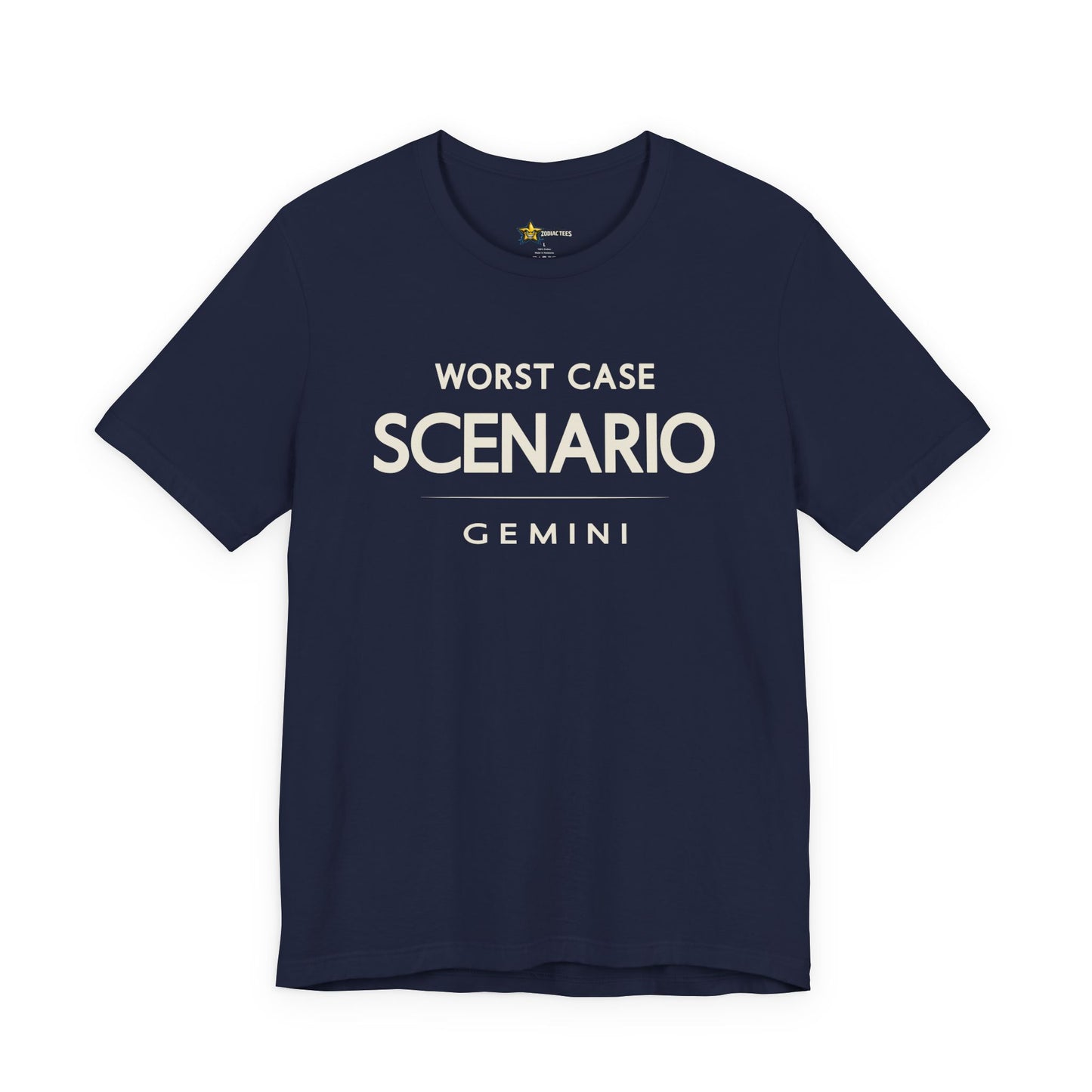 Gemini Sharp Zodiac T-Shirt – Worst Case Scenario Tee