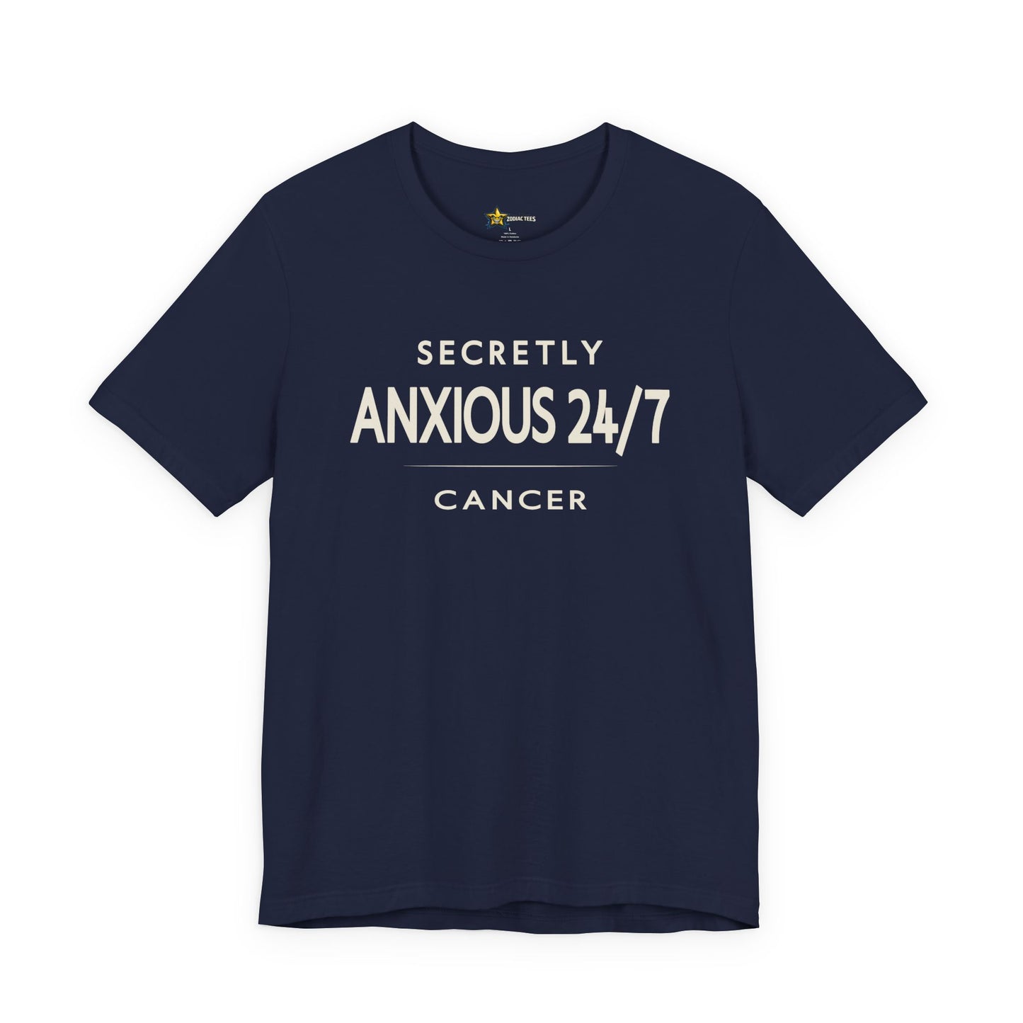 Cancer Clean Attitude T-Shirt – Secretly Anxious 24/7 Tee