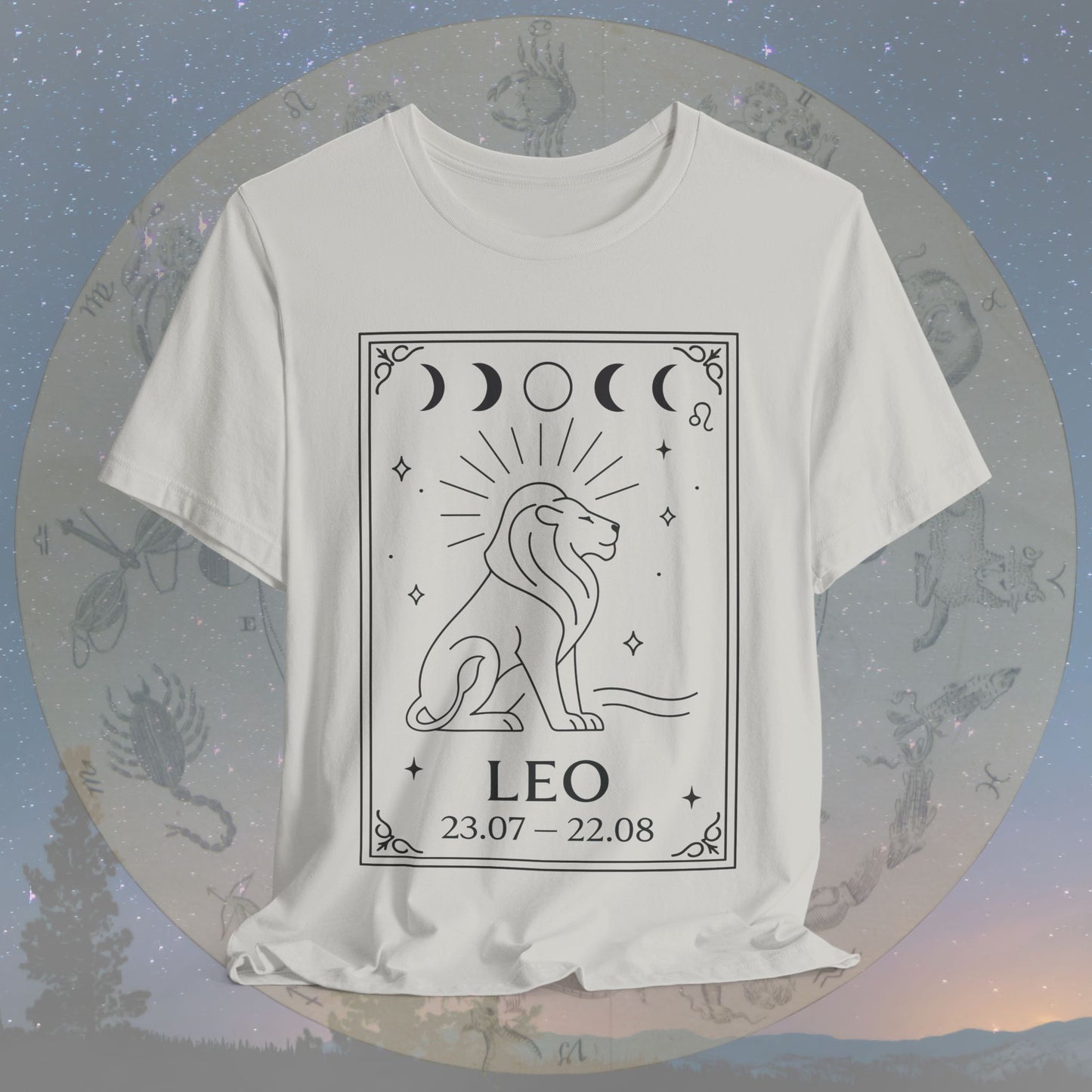 Minimalist Leo Zodiac T-Shirt