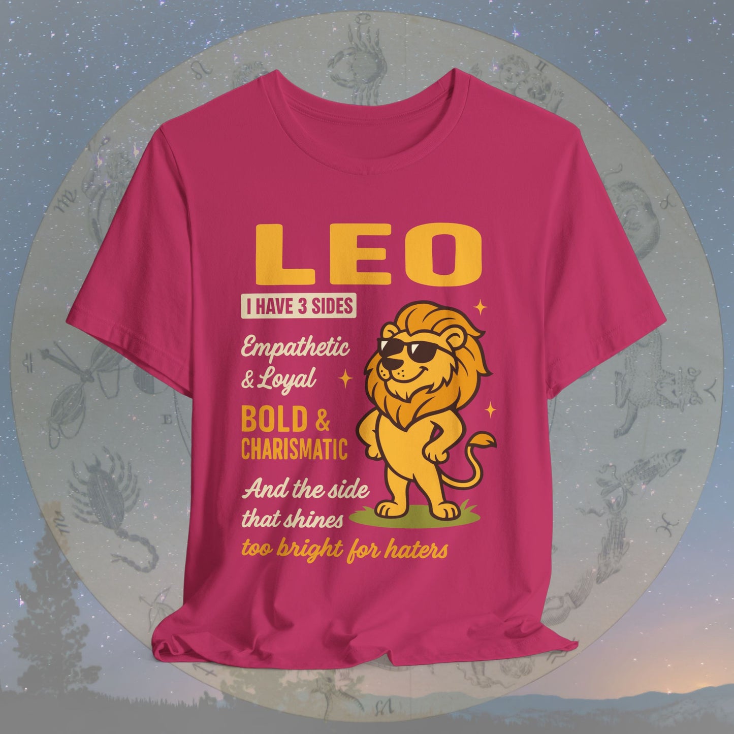 I Have 3 Sides – Shining Confidence Leo T-Shirt