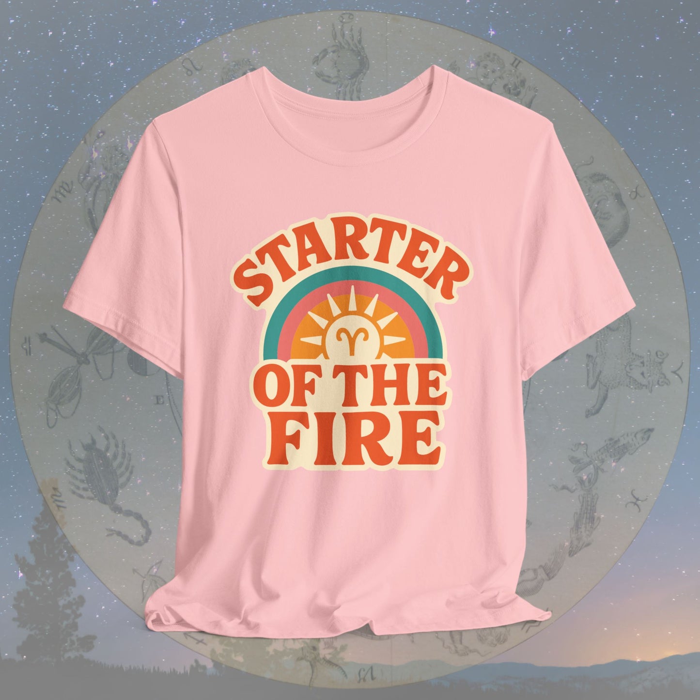Starter of the Fire – Zodiac Couple Aries T-Shirt