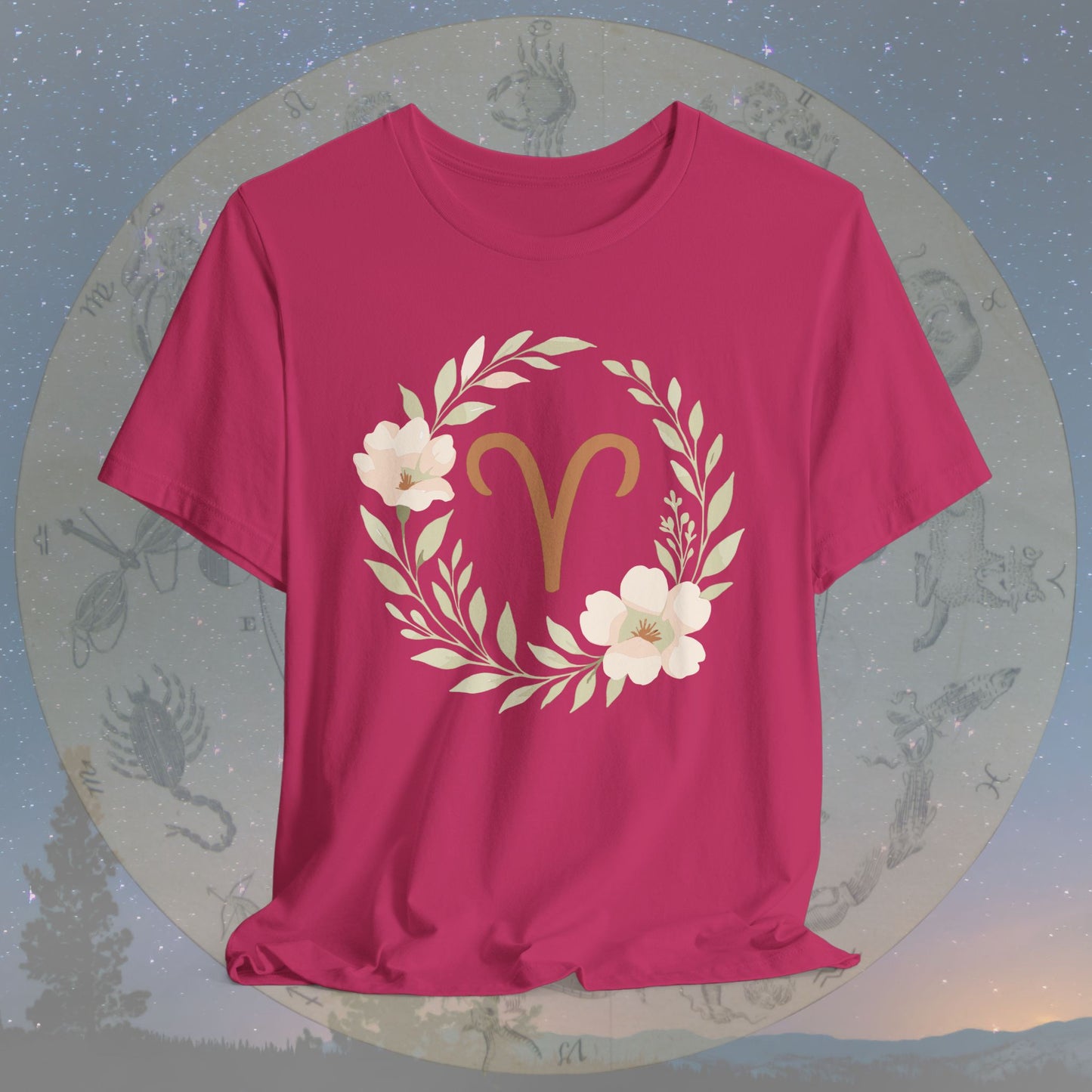 Bold Blooming Spirit Aries T-Shirt
