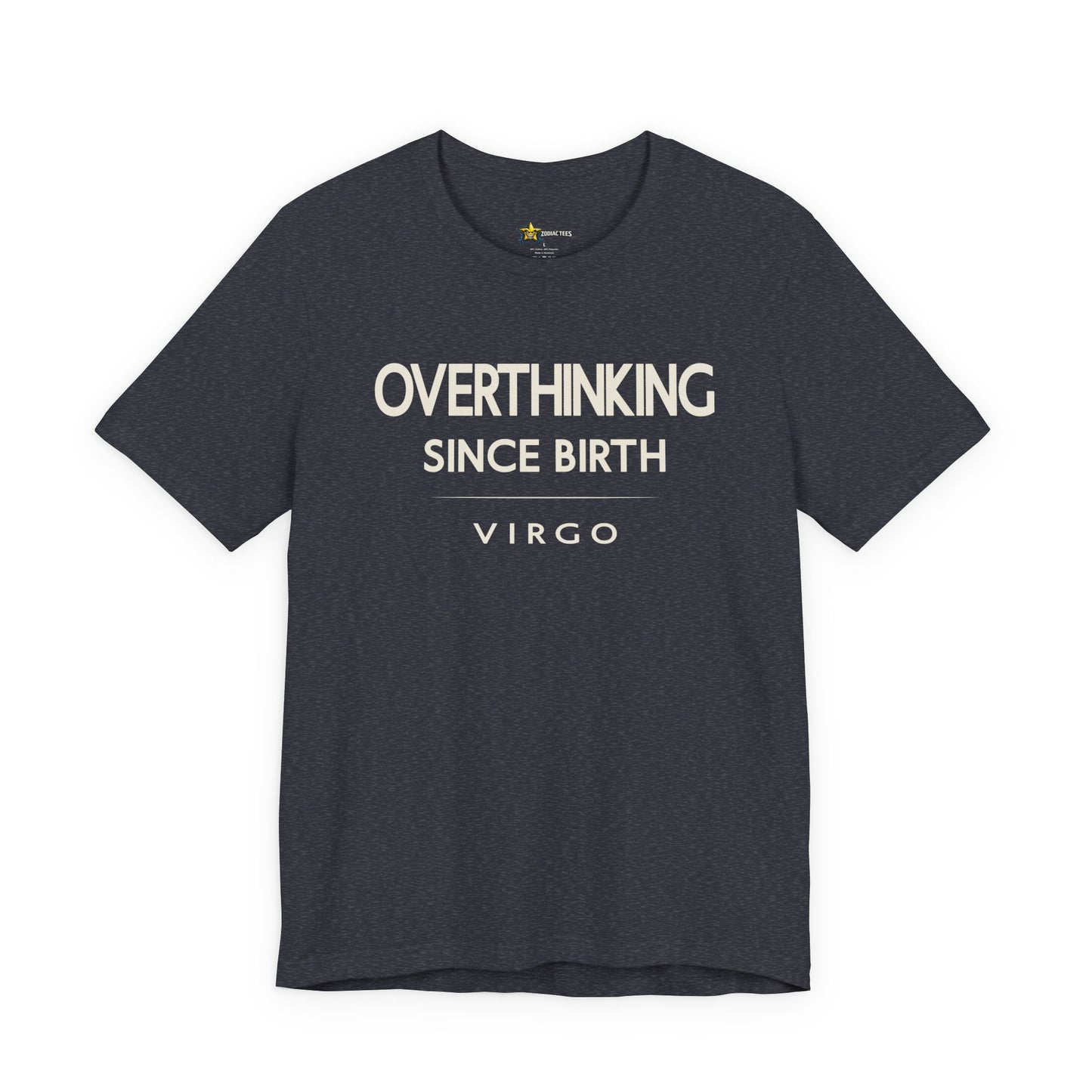 Virgo Clean Minimal T-Shirt – Overthinking Mindset Tee