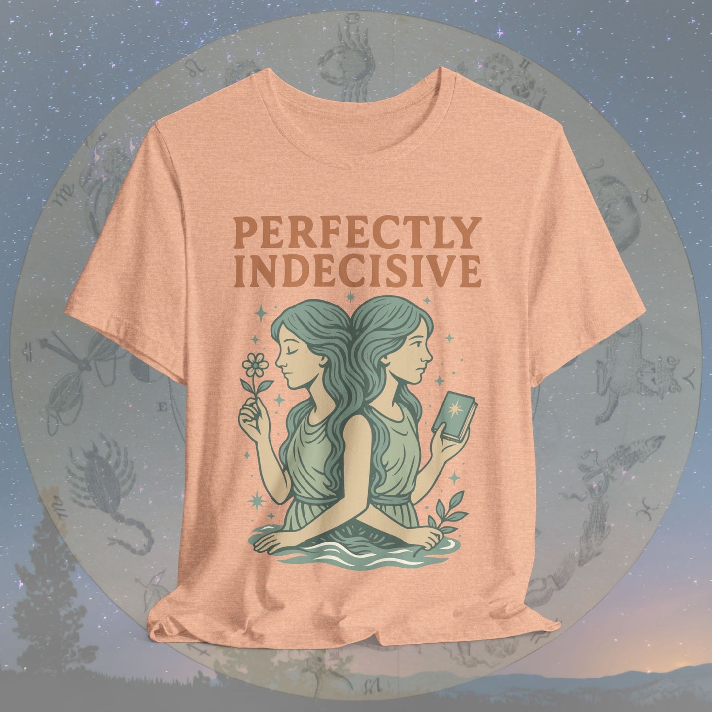 Charming Perfectly Indecisive Gemini T-Shirt