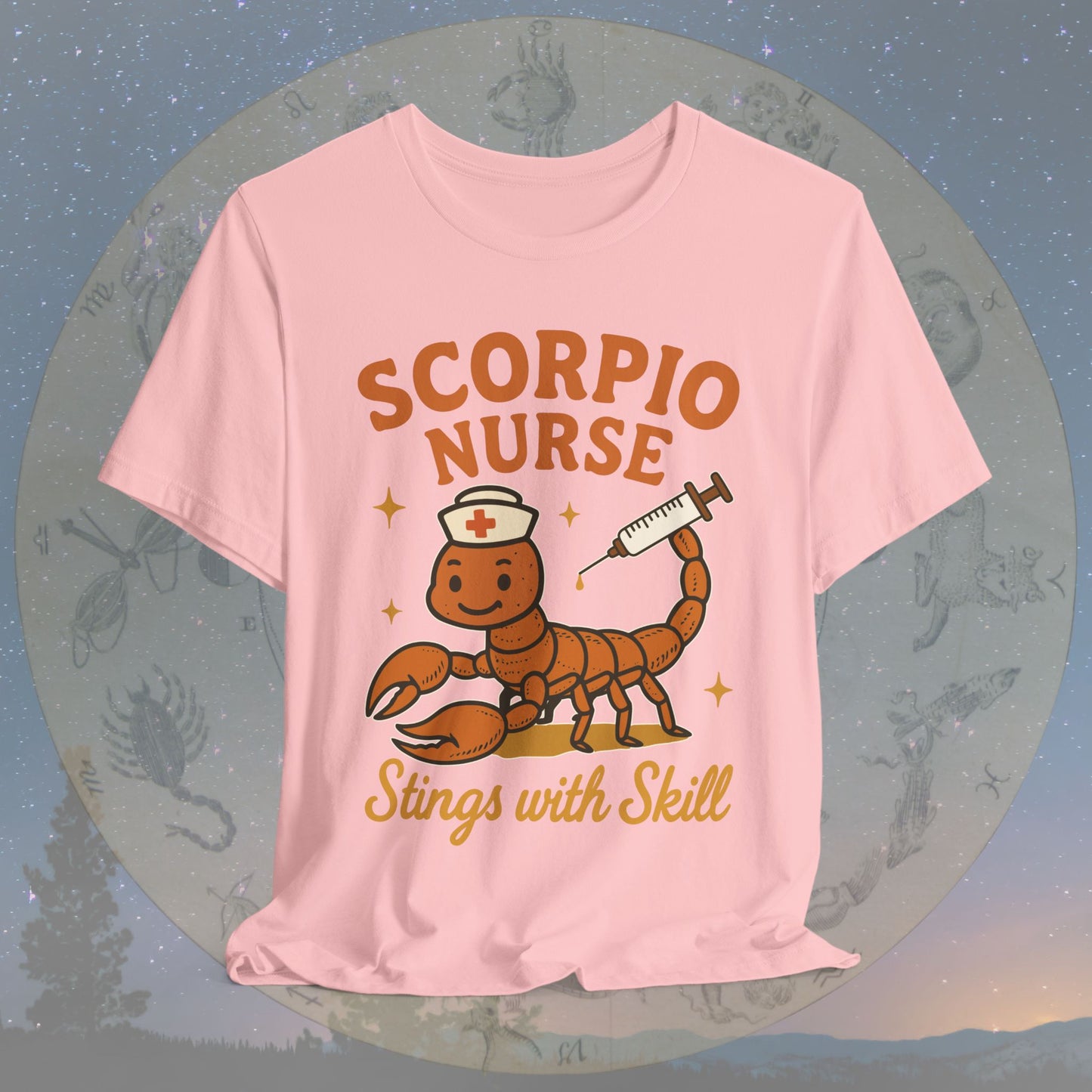 Stings with Skill Scorpio Nurse T-Shirt