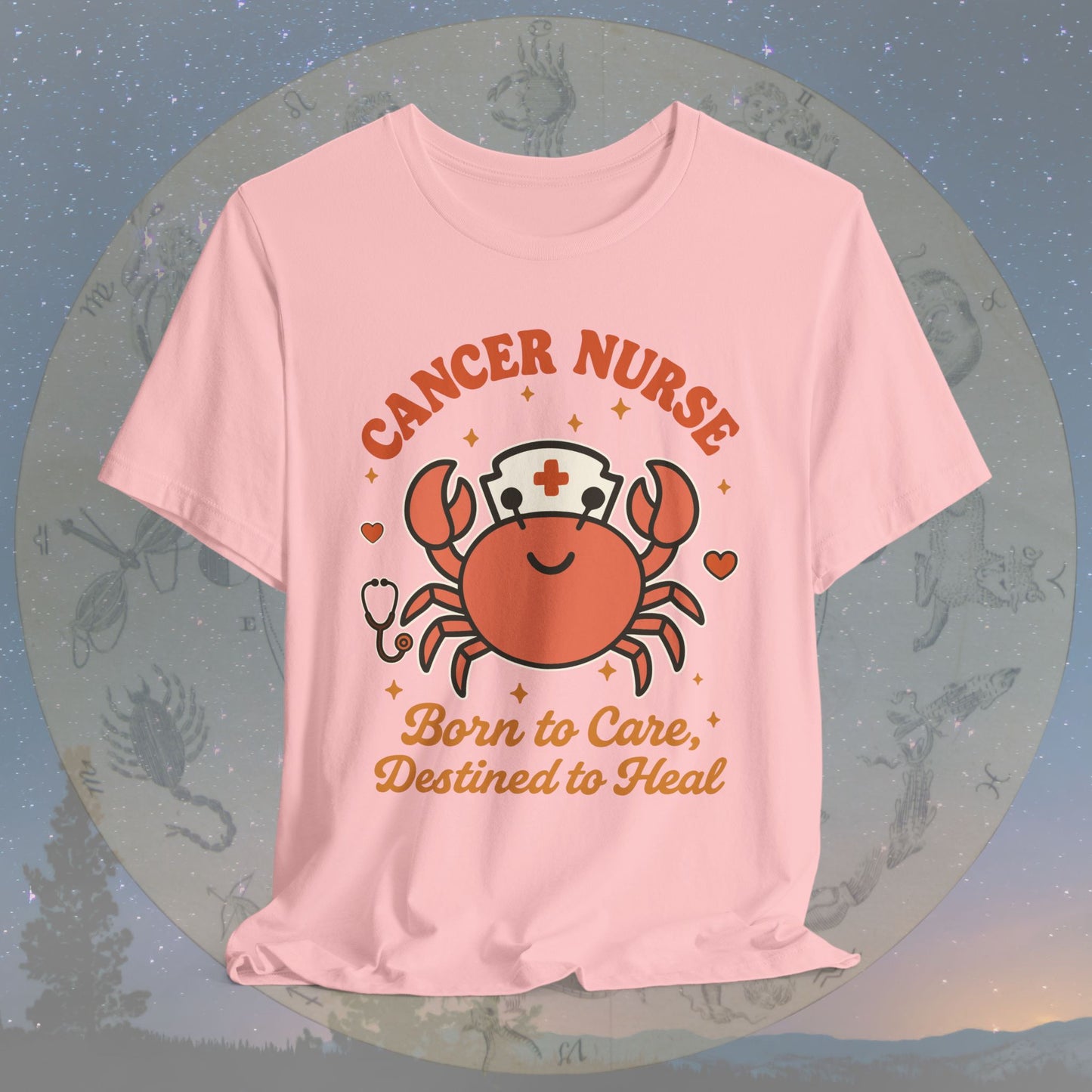Born to Care Cancer Nurse T-Shirt