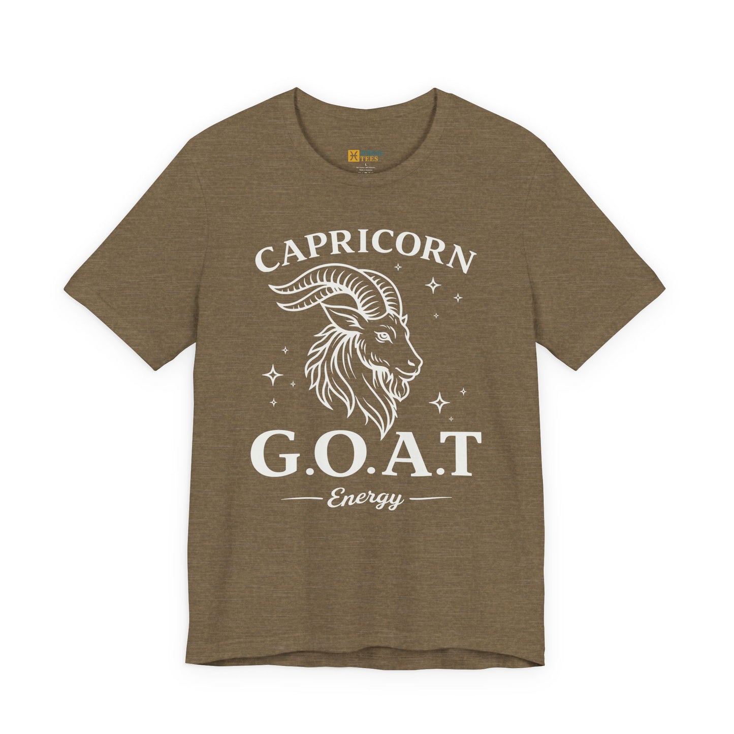 Capricorn G.O.A.T Energy T-Shirt – Greatest of All Time Zodiac Tee