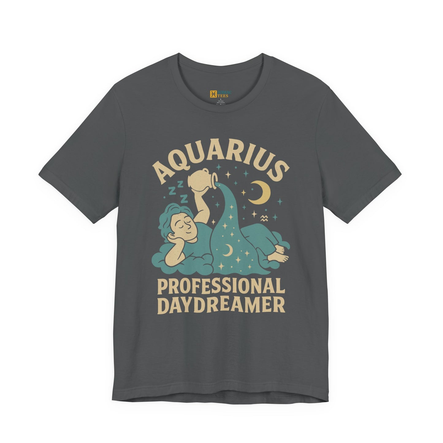 Aquarius Professional Daydreamer T-Shirt – Dreamy Zodiac Energy Tee