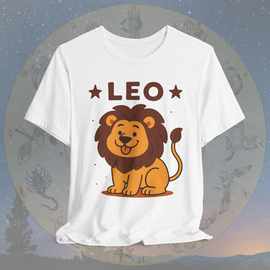Cute Kawaii Leo Zodiac Sign T-Shirt