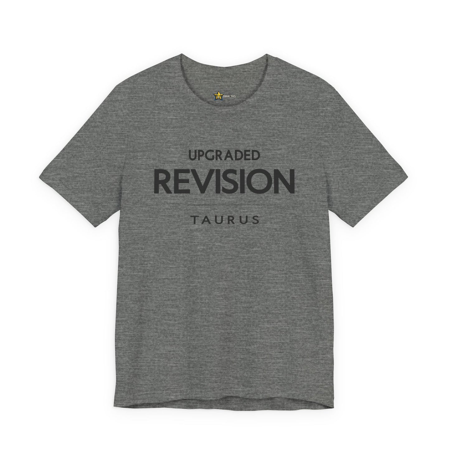 Taurus Minimal Zodiac T-Shirt – Upgraded Revision Mindset Tee