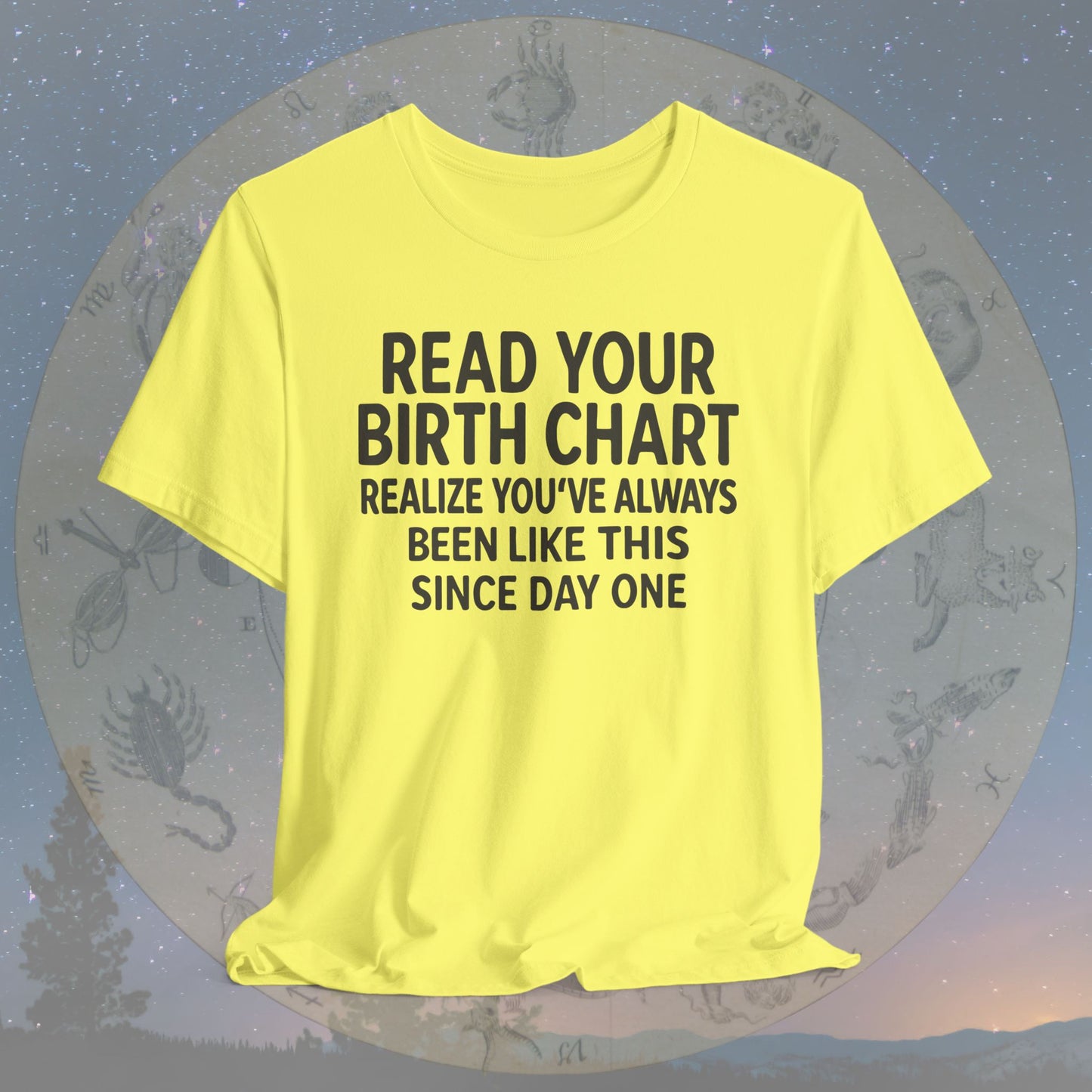 Funny Birth Chart Since Day One T-Shirt