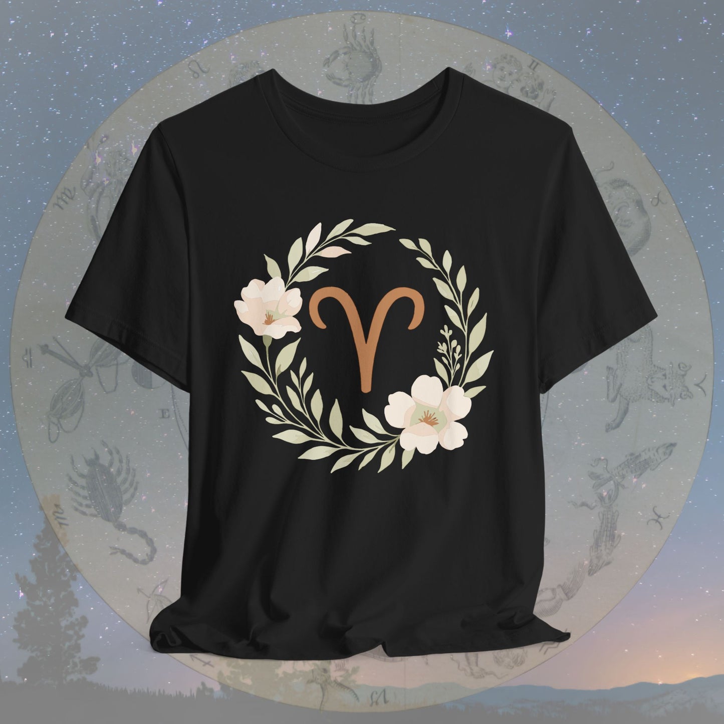 Bold Blooming Spirit Aries T-Shirt