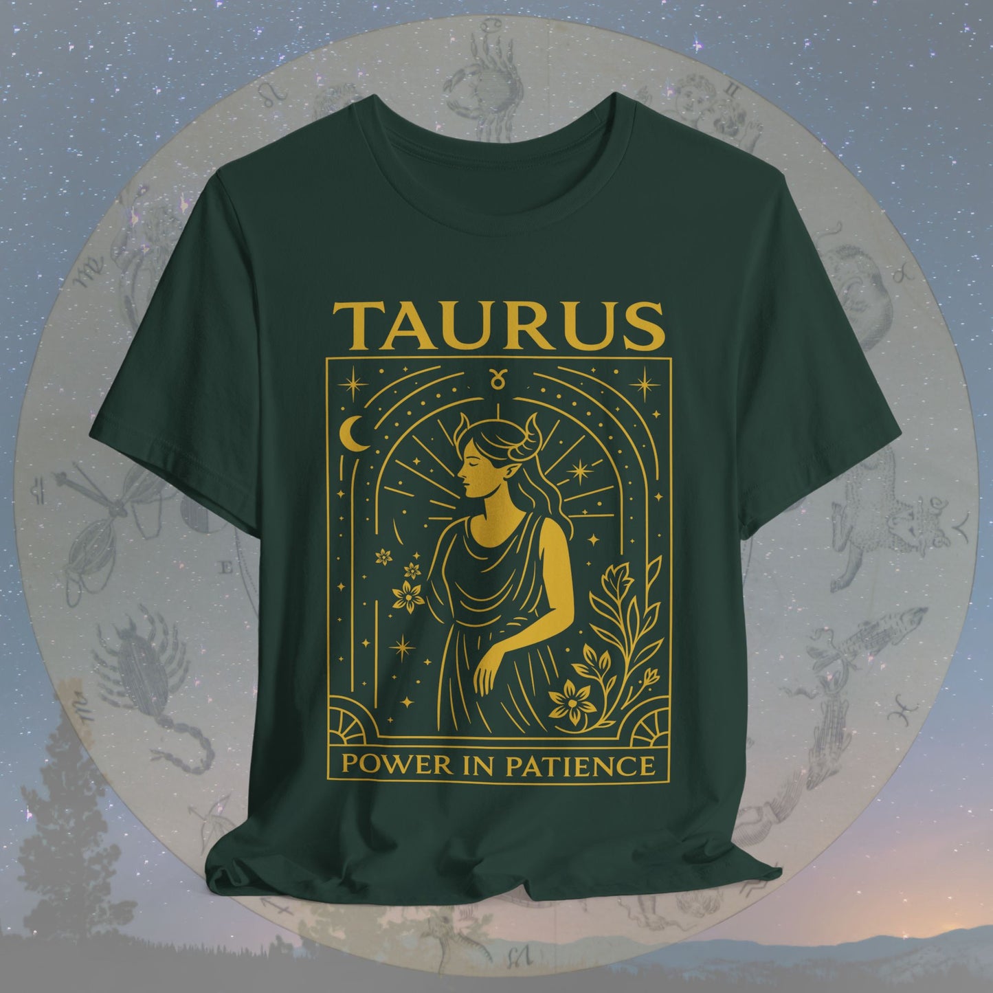 Grounded Power in Patience Taurus T-Shirt