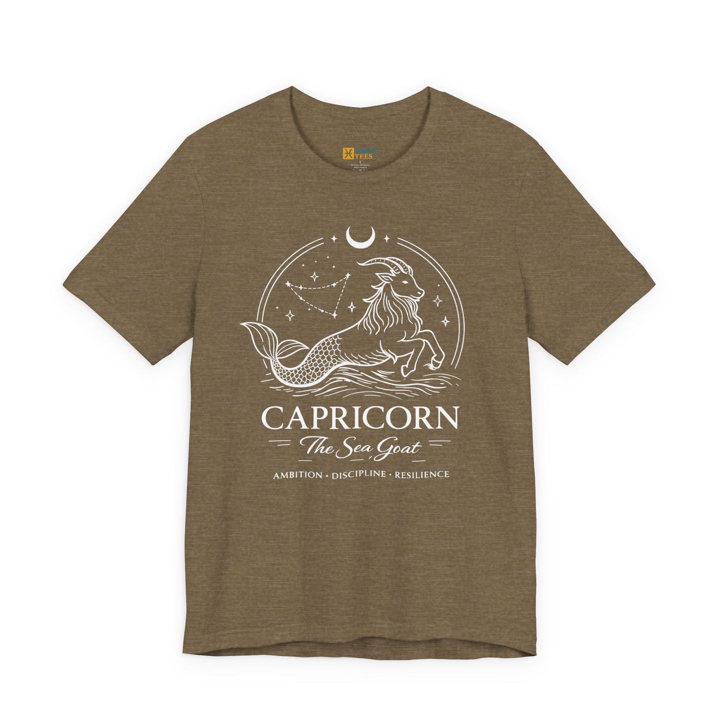 Capricorn Sea Goat T-Shirt – Elegant Astrology Zodiac Tee