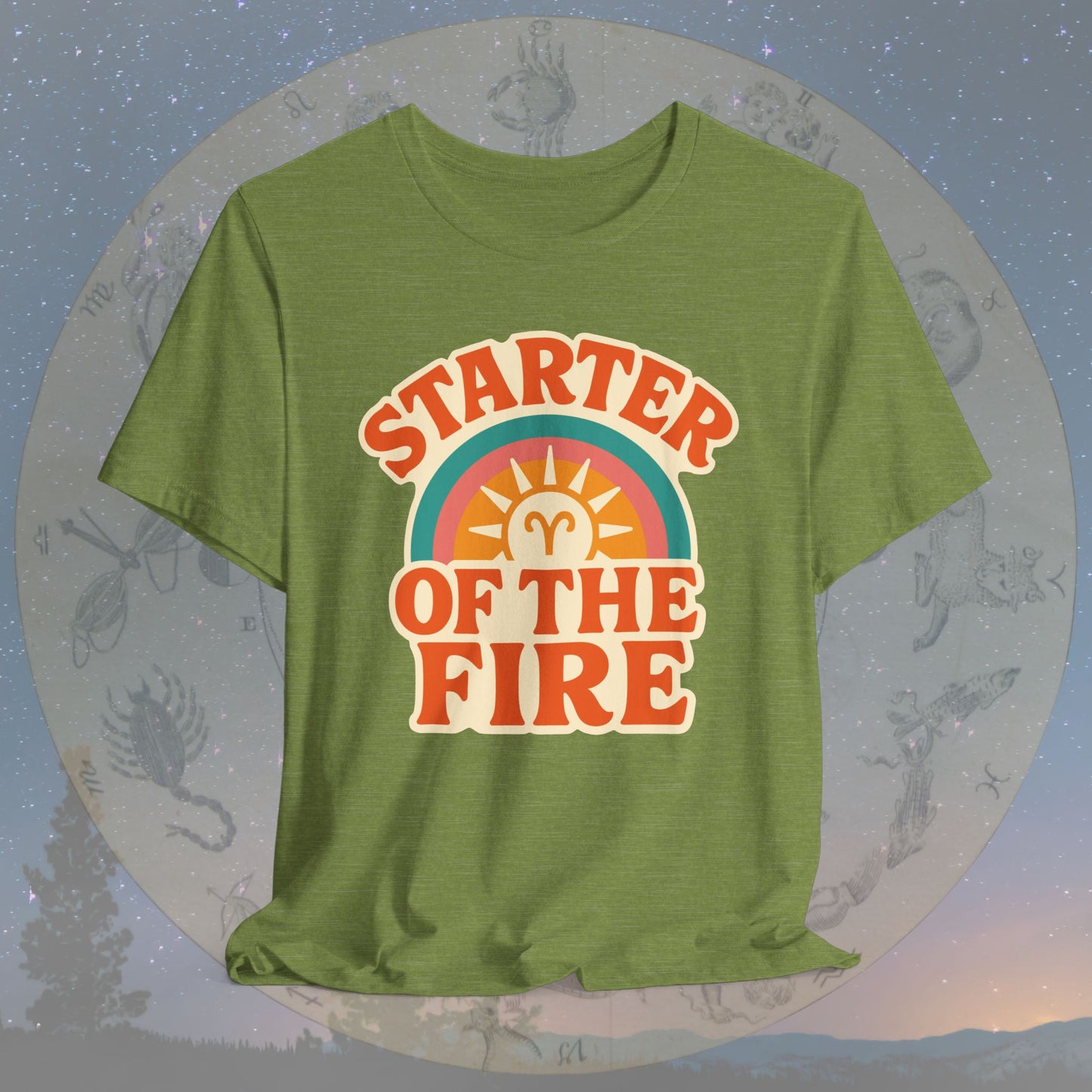Starter of the Fire – Zodiac Couple Aries T-Shirt
