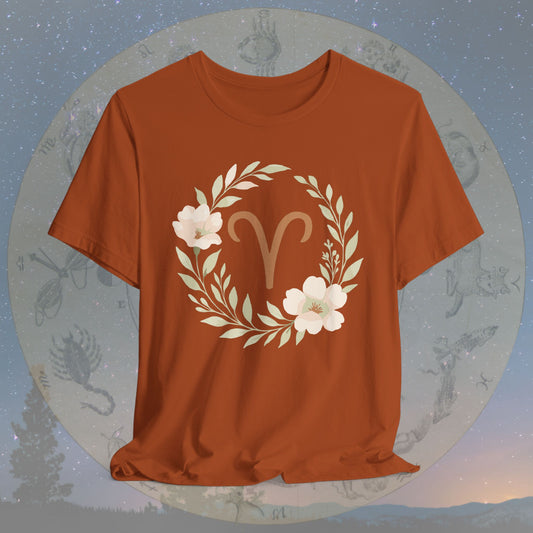 Bold Blooming Spirit Aries T-Shirt