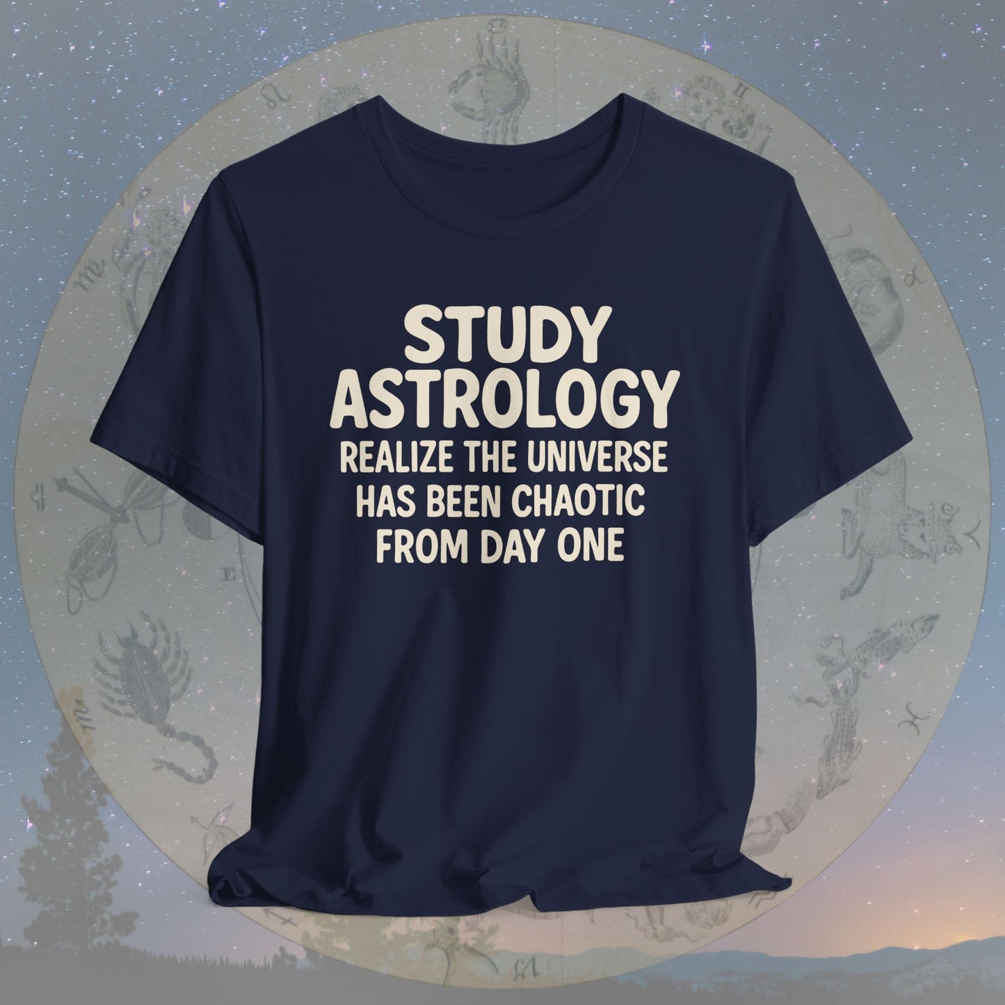 Study Astrology Chaotic Universe T-Shirt