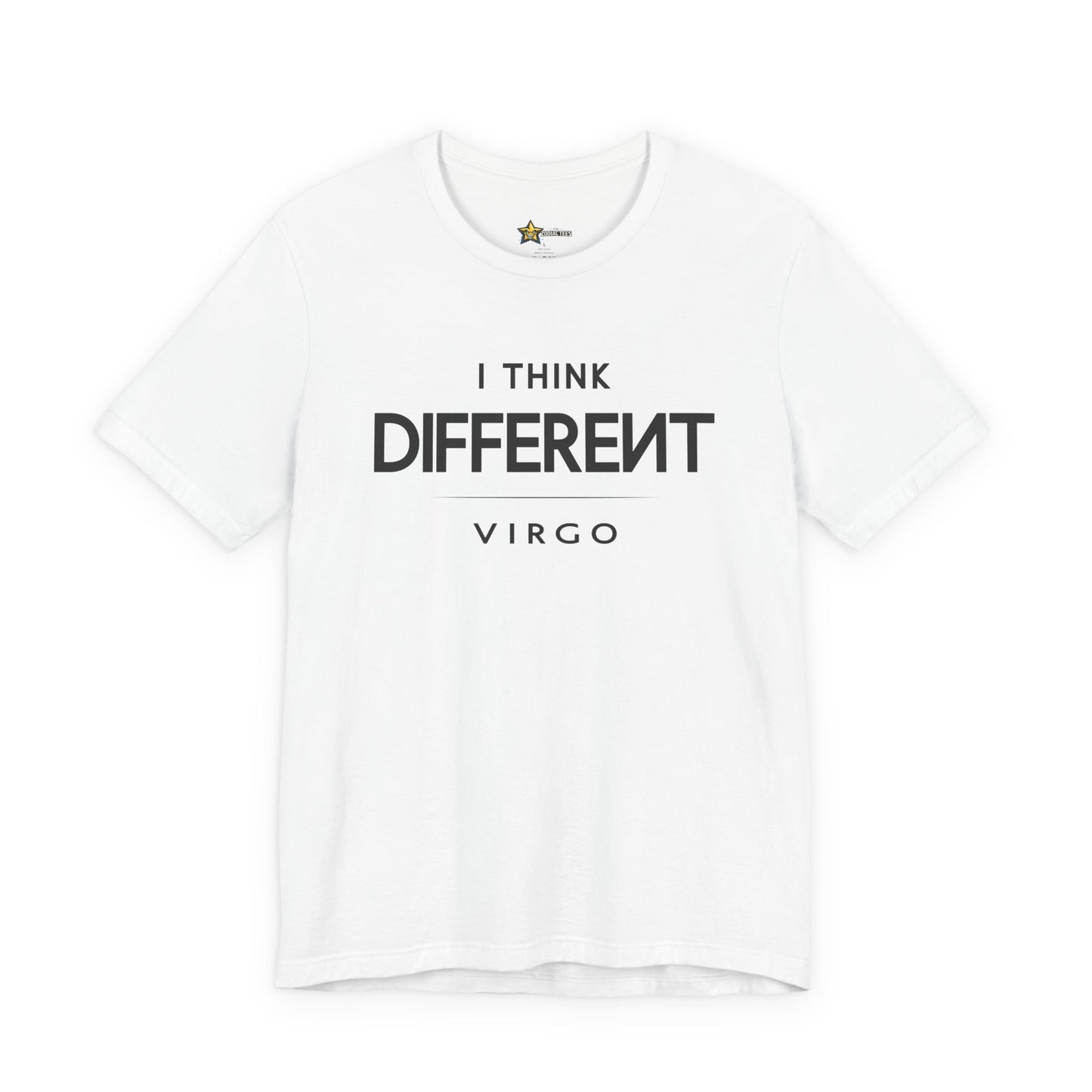 Virgo Analytical Zodiac T-Shirt – Think Different Tee