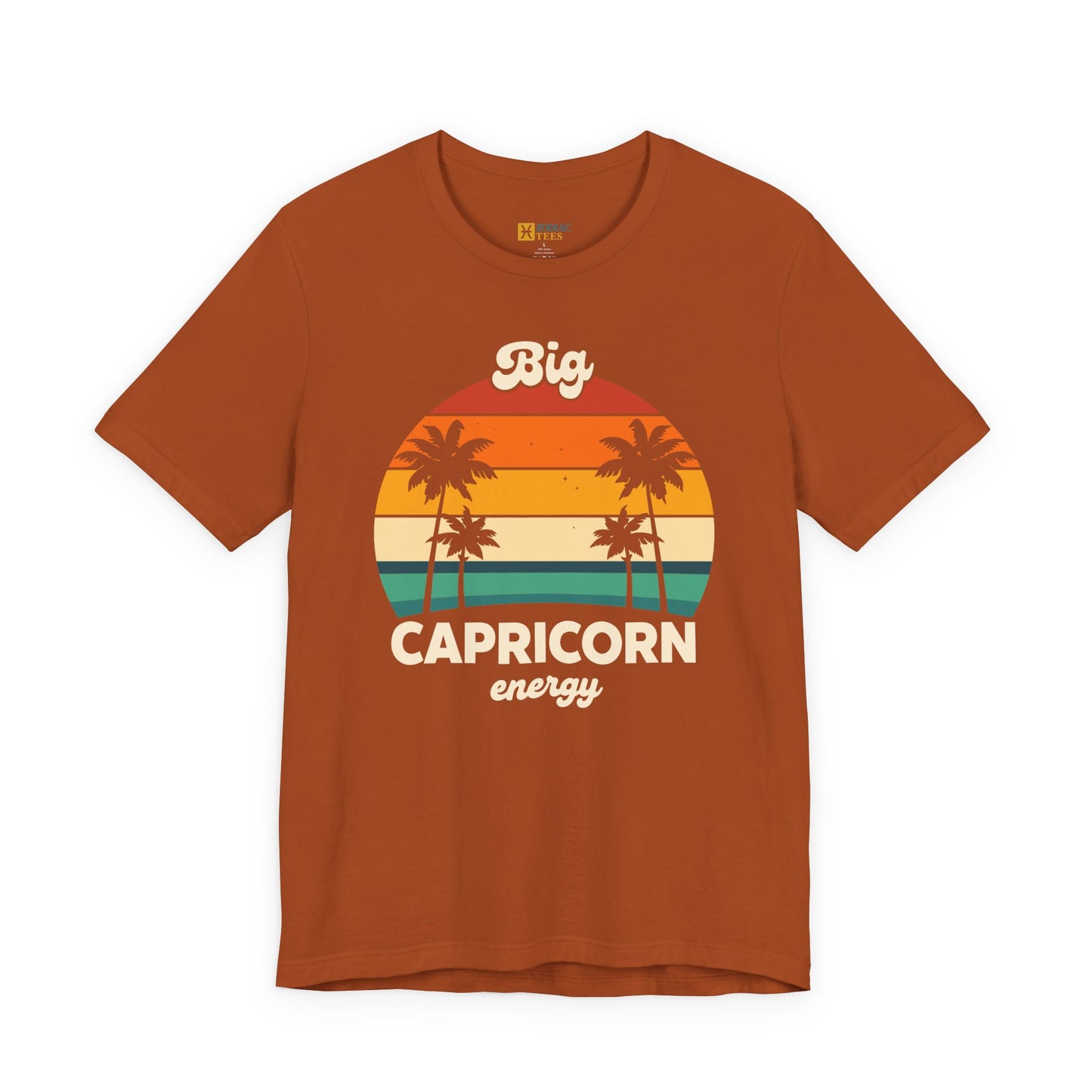Big Capricorn Energy T-Shirt – Retro Zodiac Vibes Tee