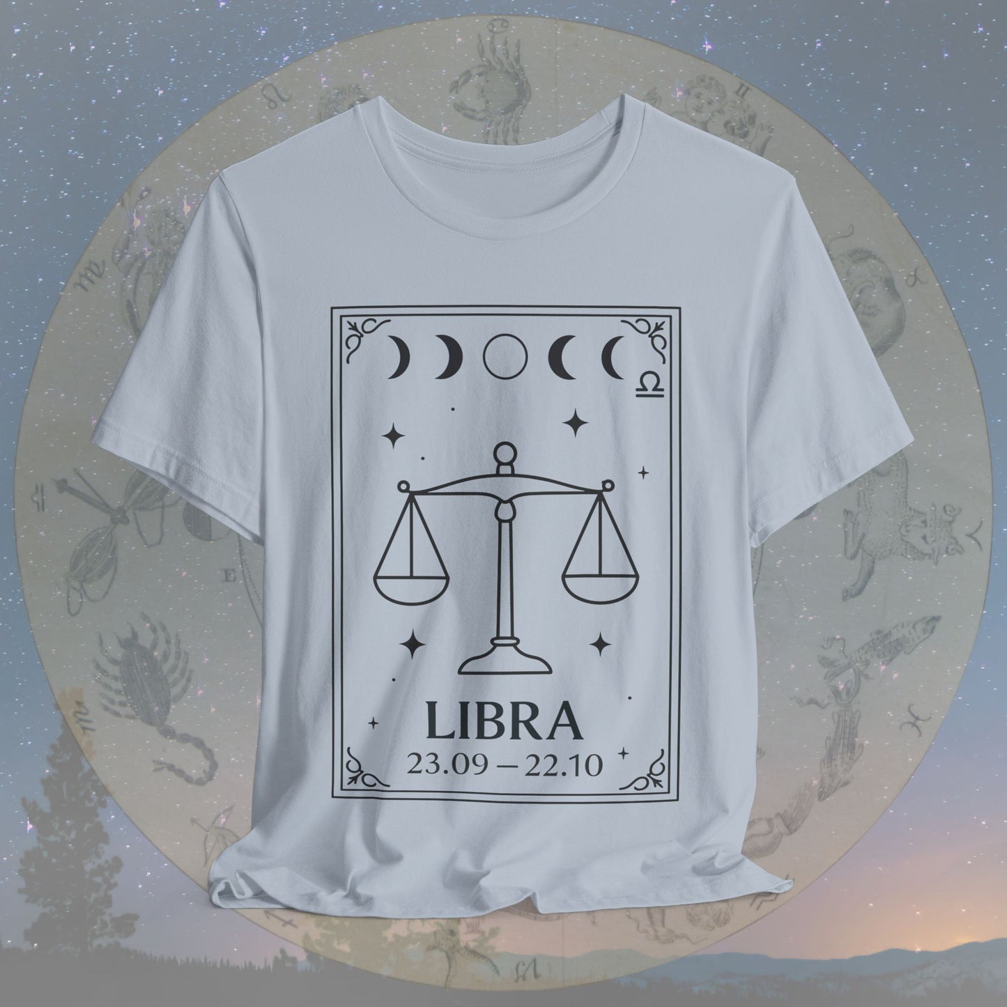 Minimalist Libra Zodiac T-Shirt