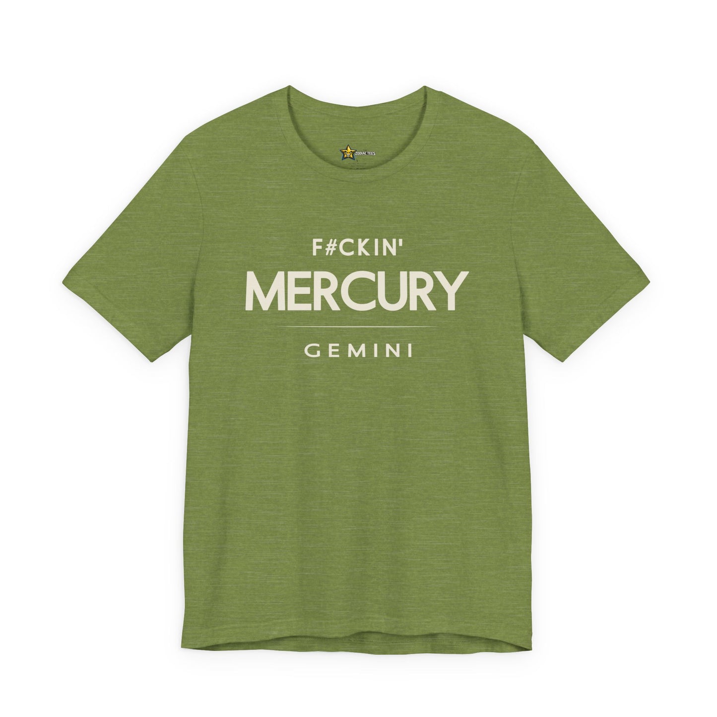Gemini Bold Attitude T-Shirt – F#ckin’ Mercury Zodiac Tee