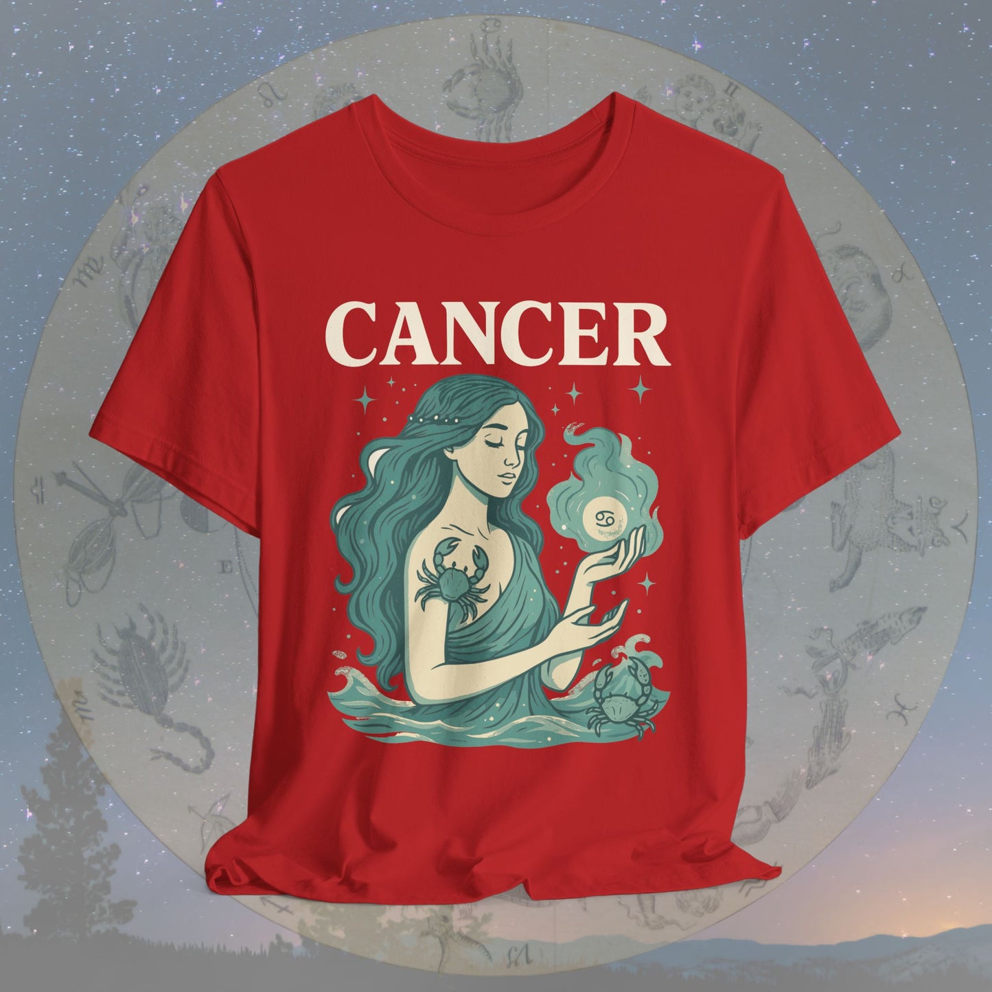Calm Within the Waves Cancer T-Shirt