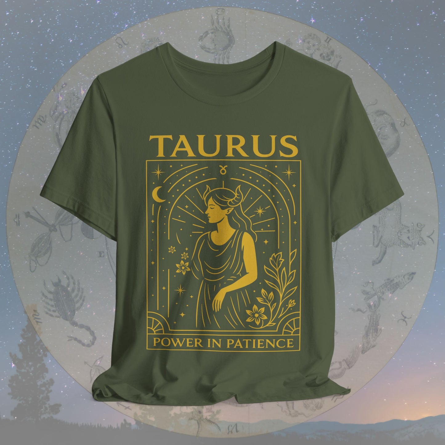 Grounded Power in Patience Taurus T-Shirt