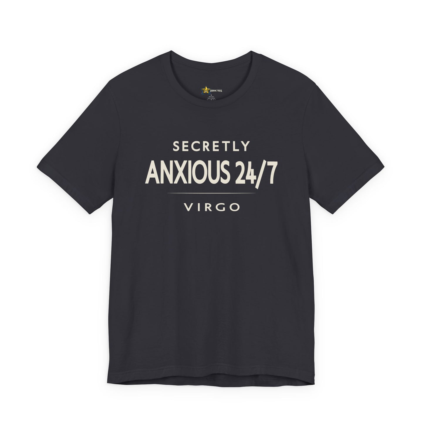 Virgo Sharp Typography T-Shirt – Anxious Energy Tee