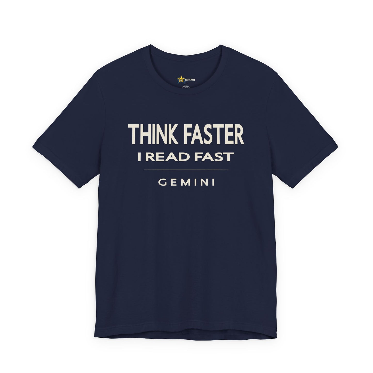 Gemini Think Faster I Read Fast T-Shirt
