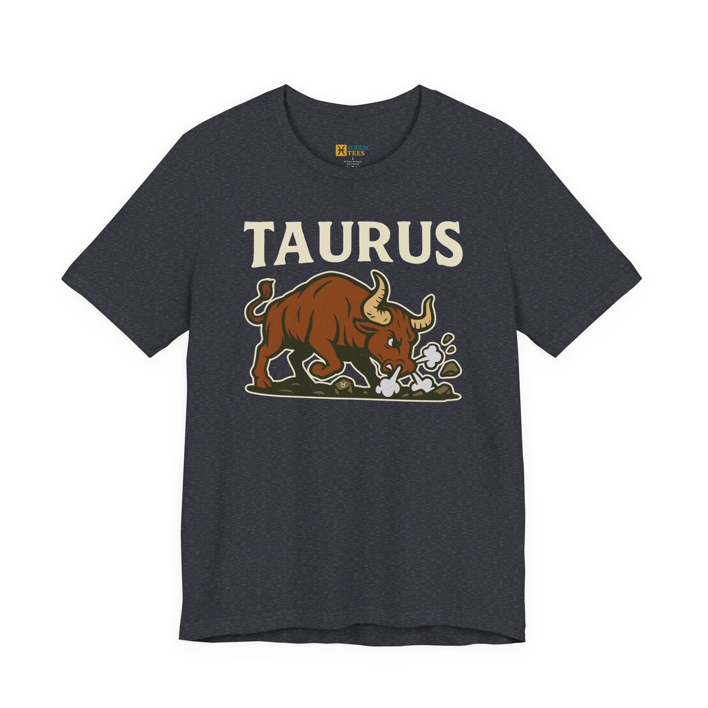 Taurus Strength T-Shirt – Bold Charging Bull Zodiac Tee