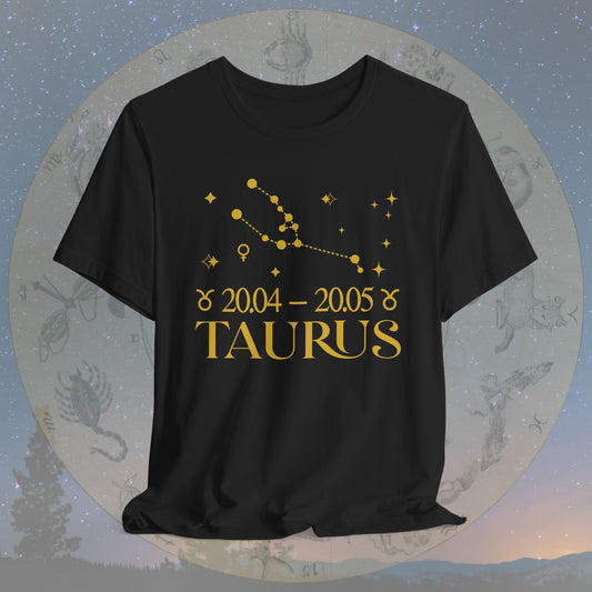 Taurus Star Constellation Zodiac T-Shirt