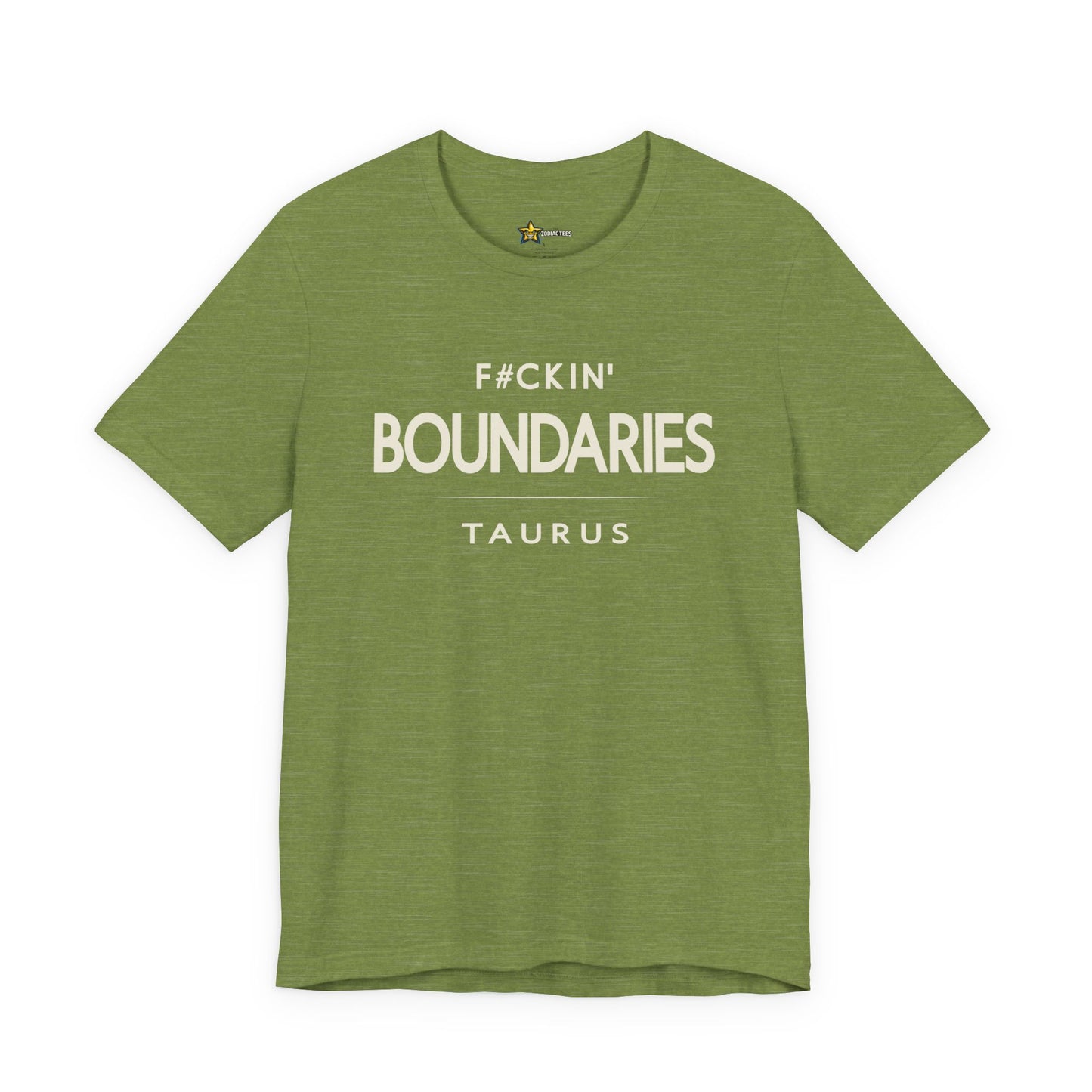 Taurus No-Nonsense Zodiac T-Shirt – F#ckin’ Boundaries Tee