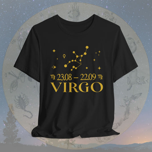 Virgo Star Constellation Zodiac T-Shirt