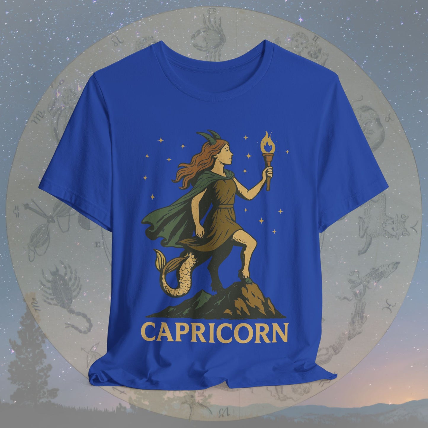 Determined Capricorn Mountain Spirit T-Shirt