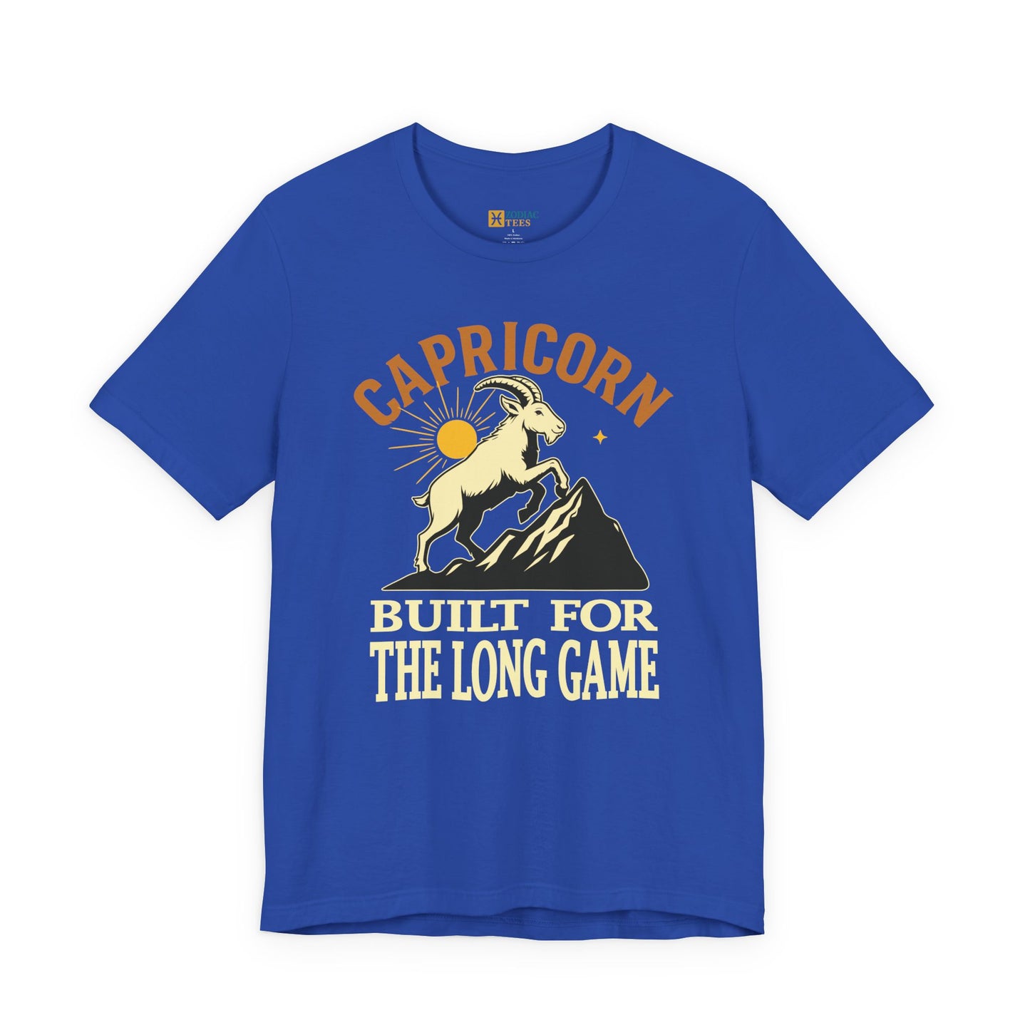 Capricorn Built for the Long Game T-Shirt – Long-Term Energy Tee