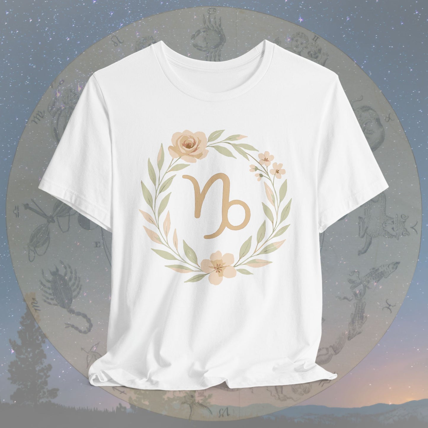 Elegant Earthly Grace Capricorn T-Shirt