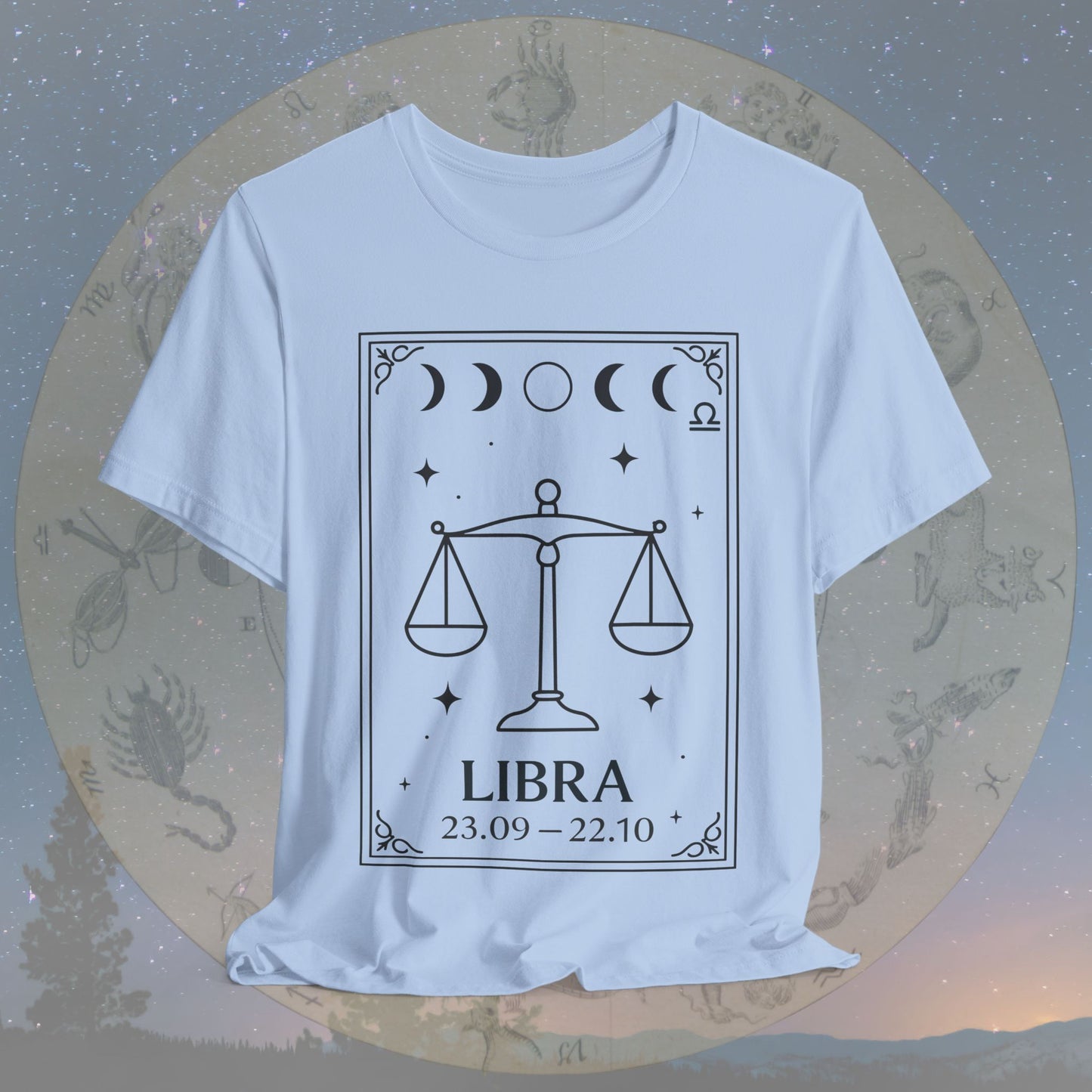 Minimalist Libra Zodiac T-Shirt