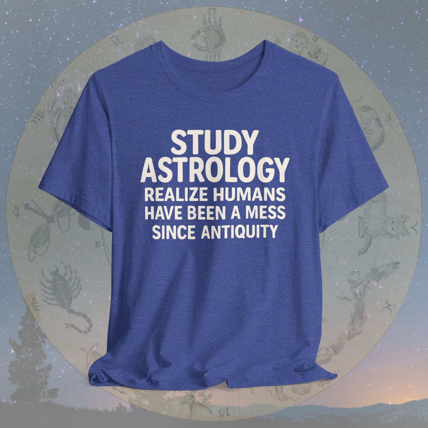 Funny Human Mess Astrology T-Shirt