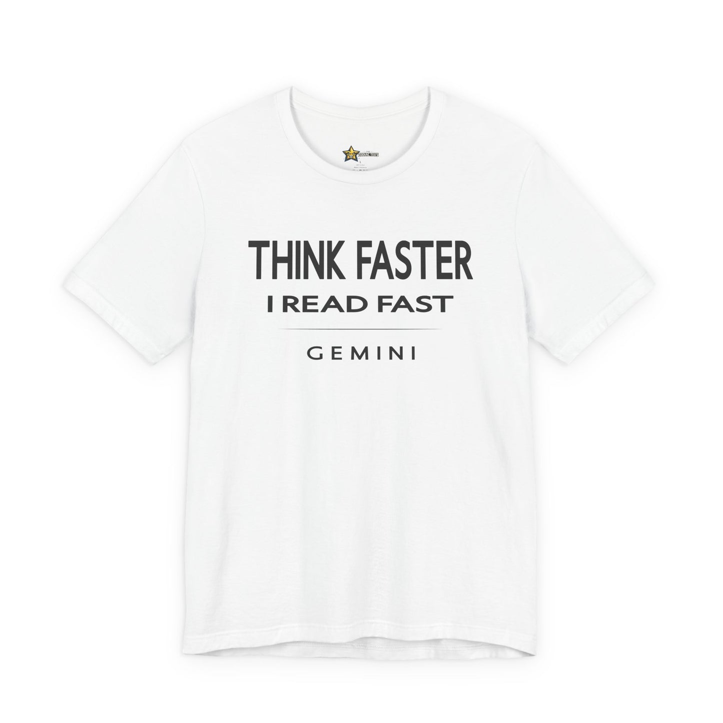 Gemini Think Faster I Read Fast T-Shirt