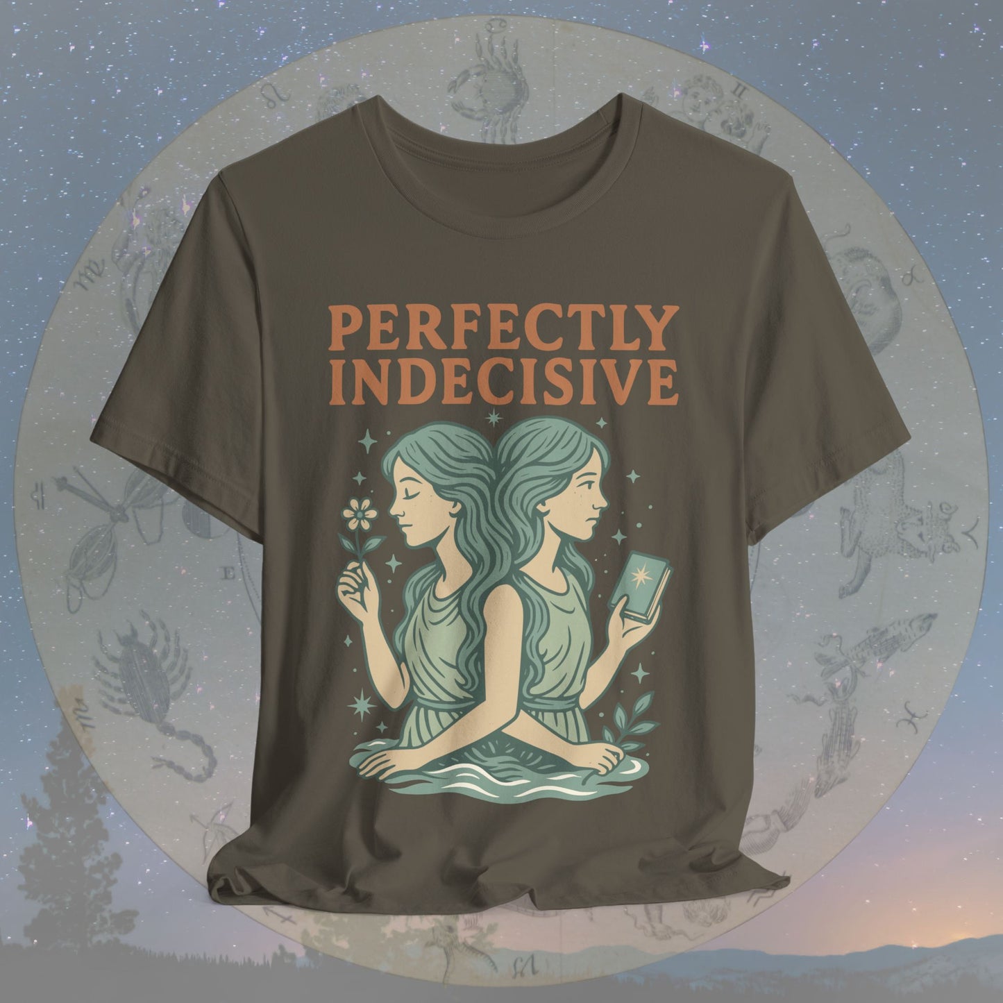Charming Perfectly Indecisive Gemini T-Shirt