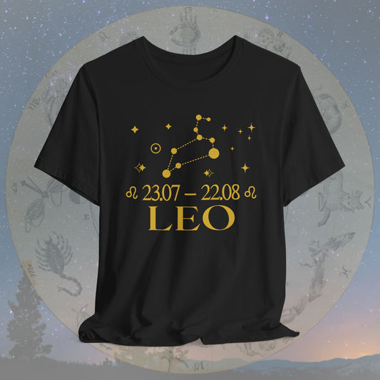 Leo Star Constellation Zodiac T-Shirt